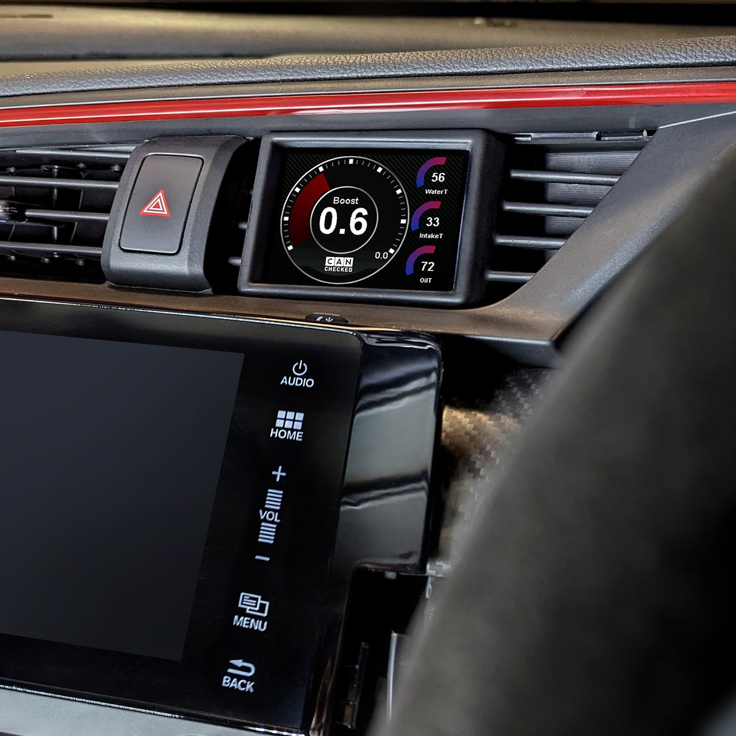 Display CANchecked MFD32 Gen2 para Honda Civic Typ R FK8 17-22 / MK10 17-20 RHD - Imagen 3