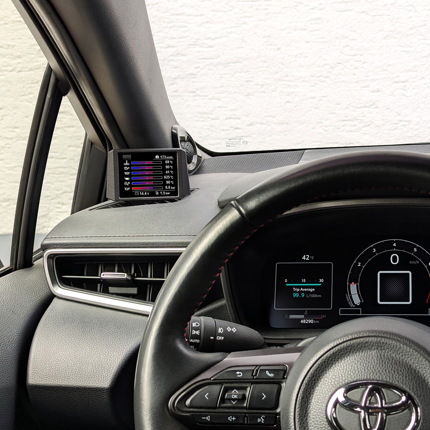 CANchecked MFD28 Gen2 Para Toyota Corolla LHD - Imagen 5