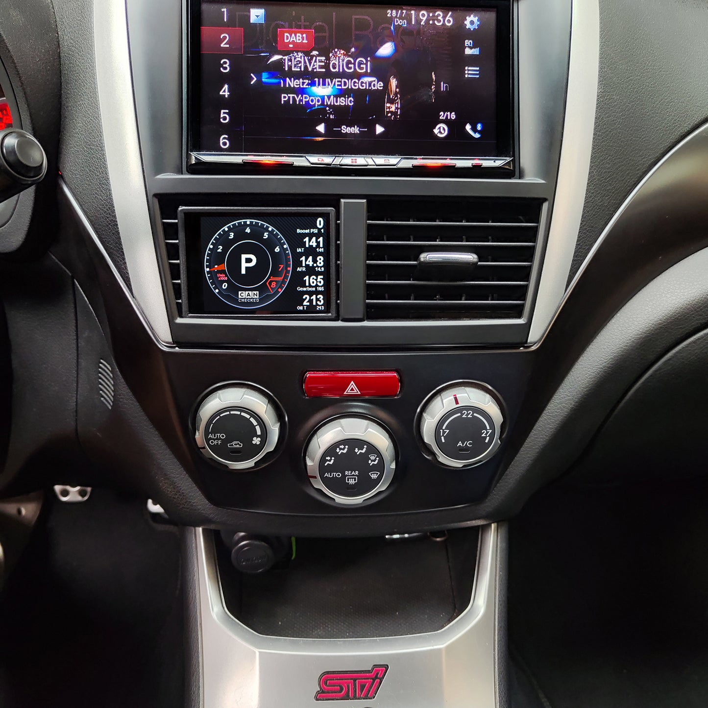 Display CANchecked MFD32 Gen2 para Subaru Impreza GR incl. WRX LHD 2007-2014 - Imagen 7