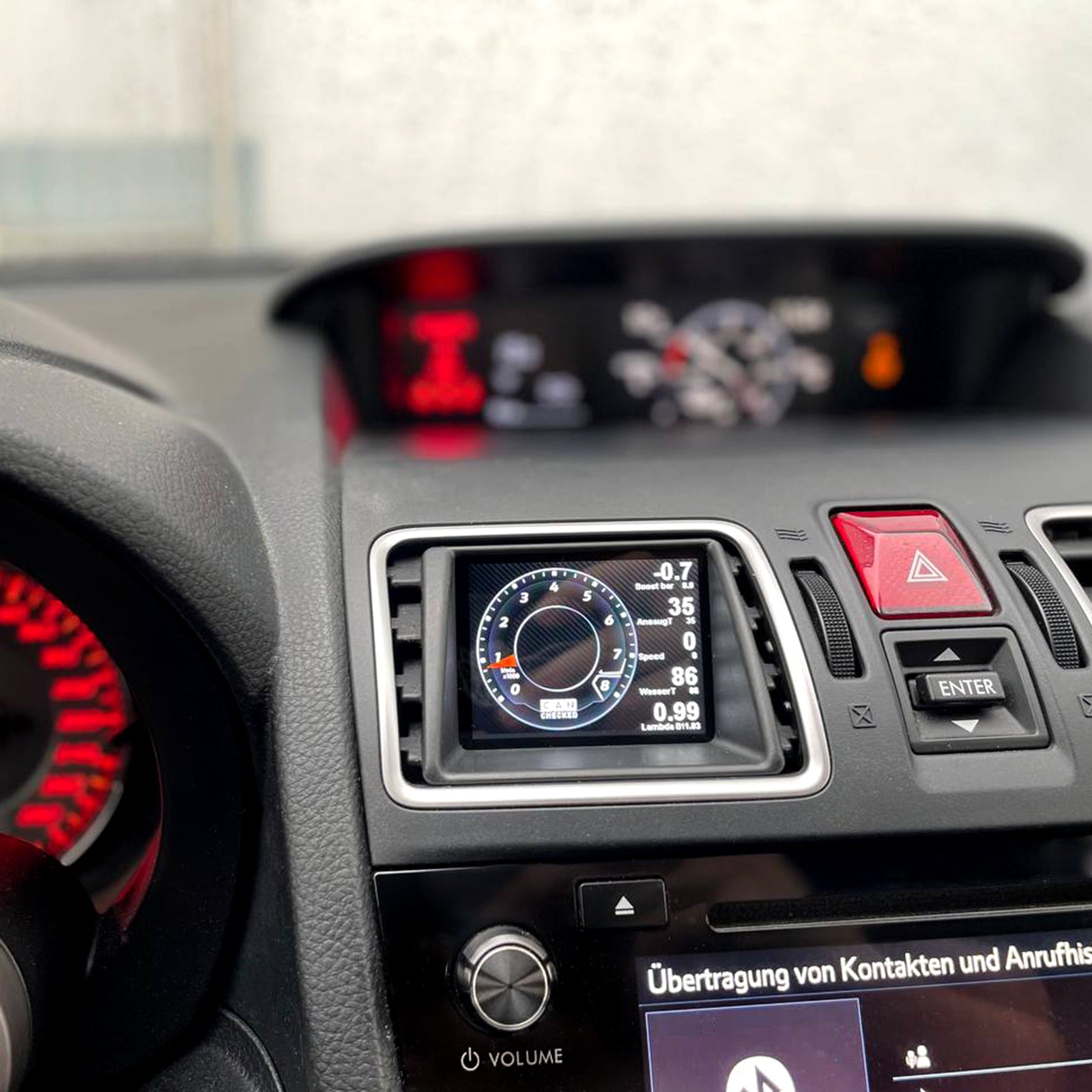 Display CANchecked MFD28 Gen2 para Subaru WRX VA LHD 14-21 - Imagen 3