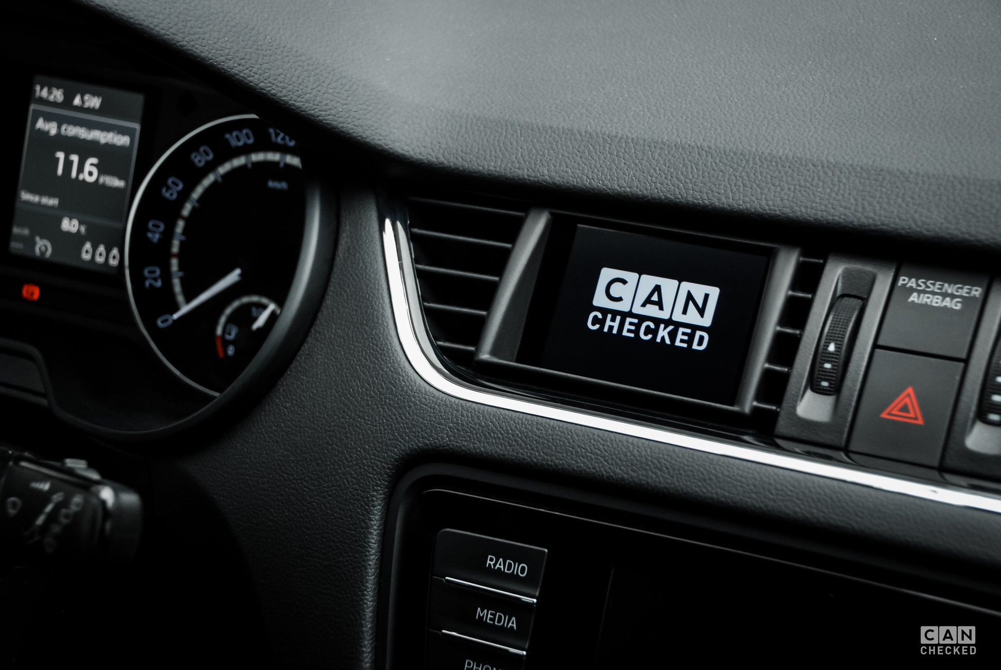 CANchecked MFD32 GEN2 Pantalla Multifunción para SKODA Octavia 5E - Imagen 7
