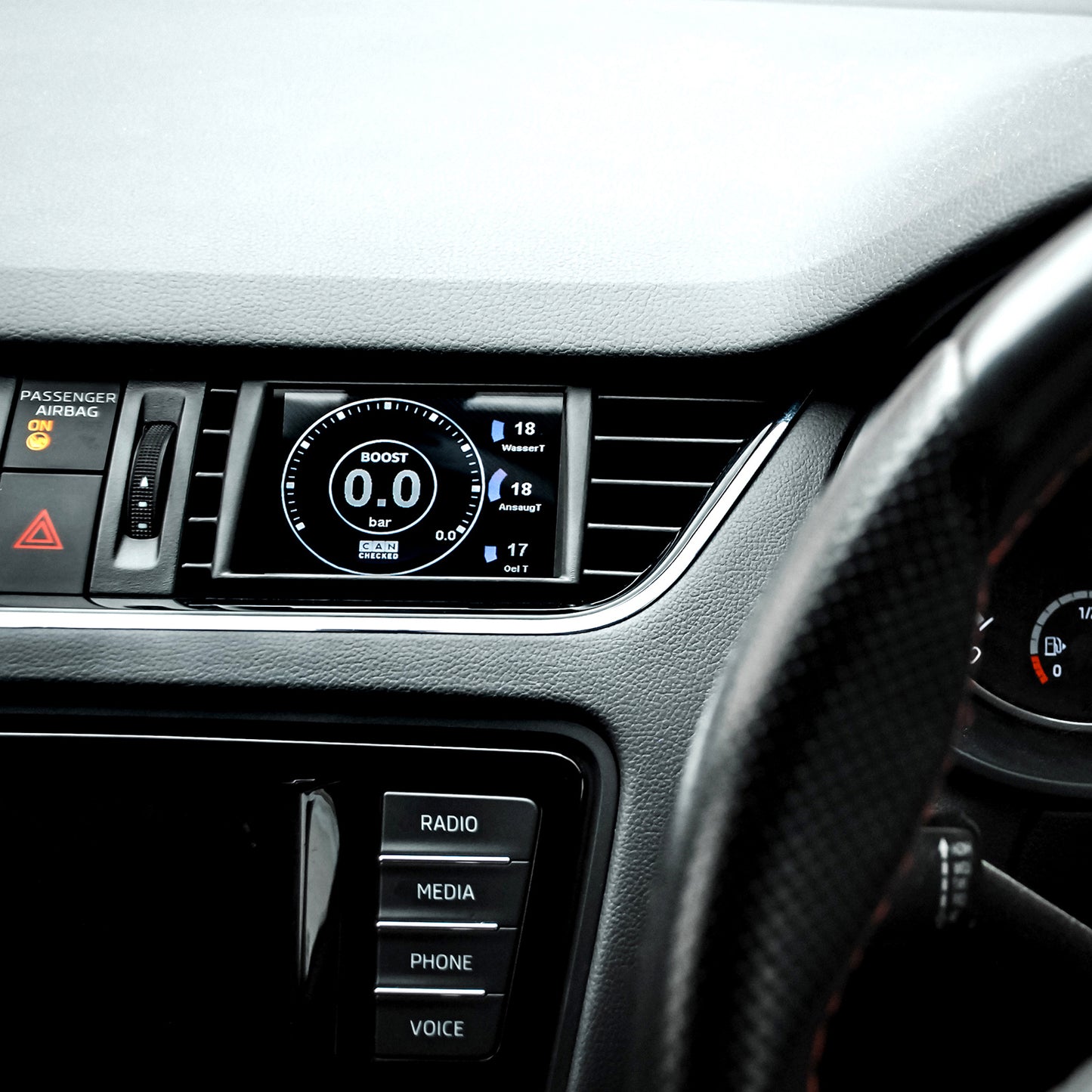 Display CANchecked MFD32 Gen2 para Skoda Octavia III (5E) RHD 2013+ - Imagen 6