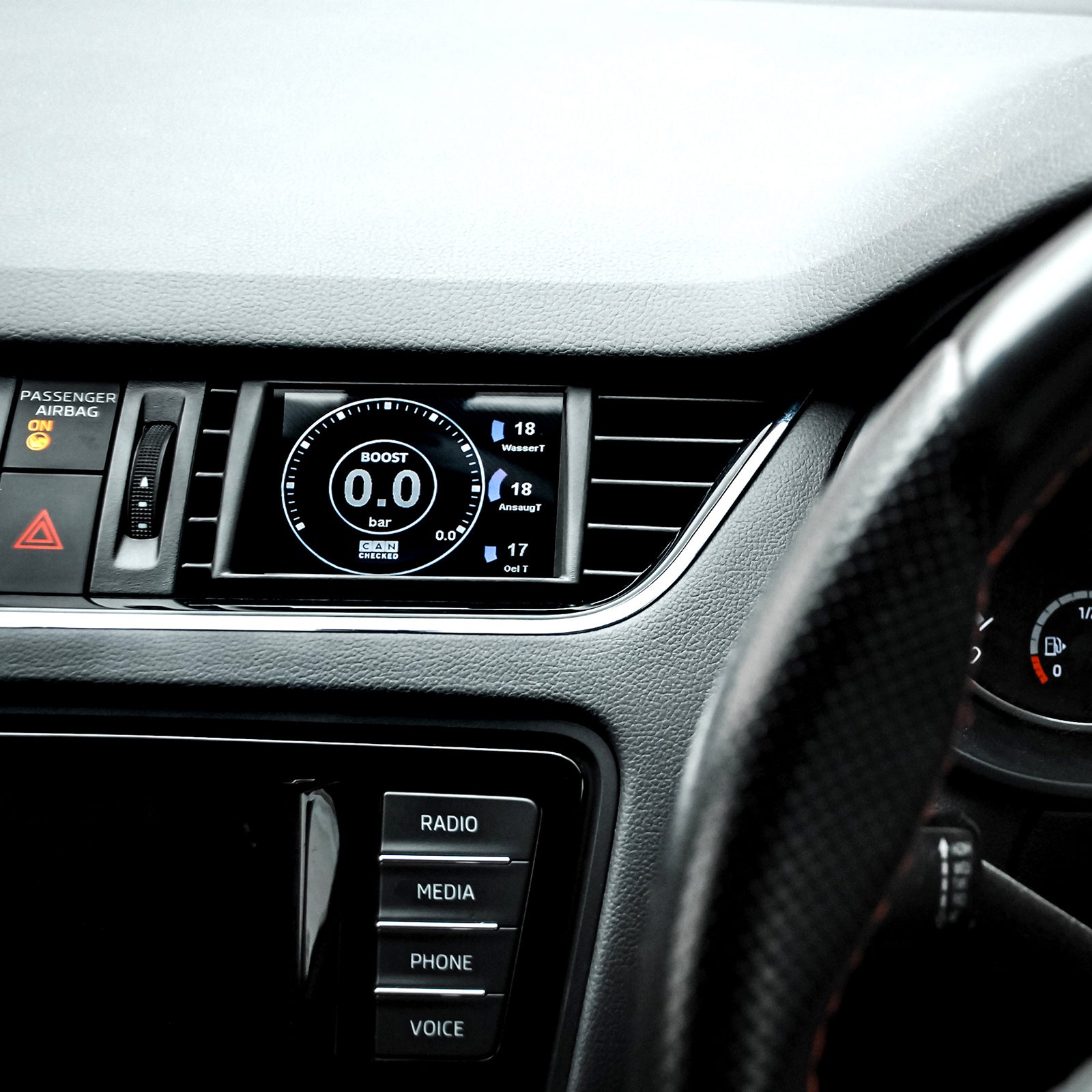 Display CANchecked MFD32 Gen2 para Skoda Octavia III (5E) RHD 2013+ - Imagen 6