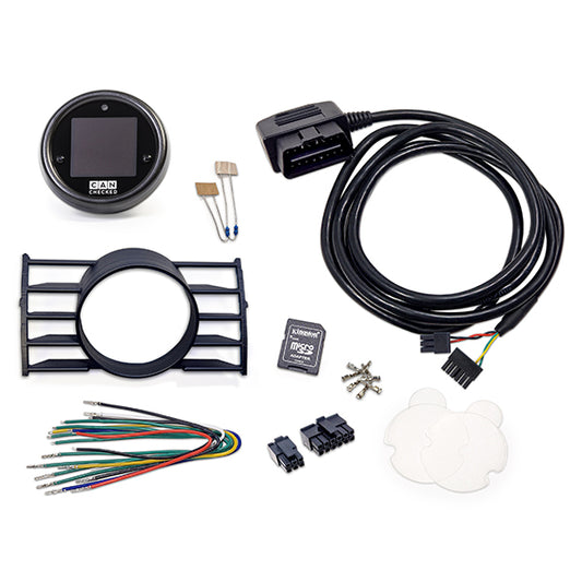 Display CANchecked MFD15 Gen2 para VW Golf MK5 (Typ 1K) LHD/RHD 2003-2008