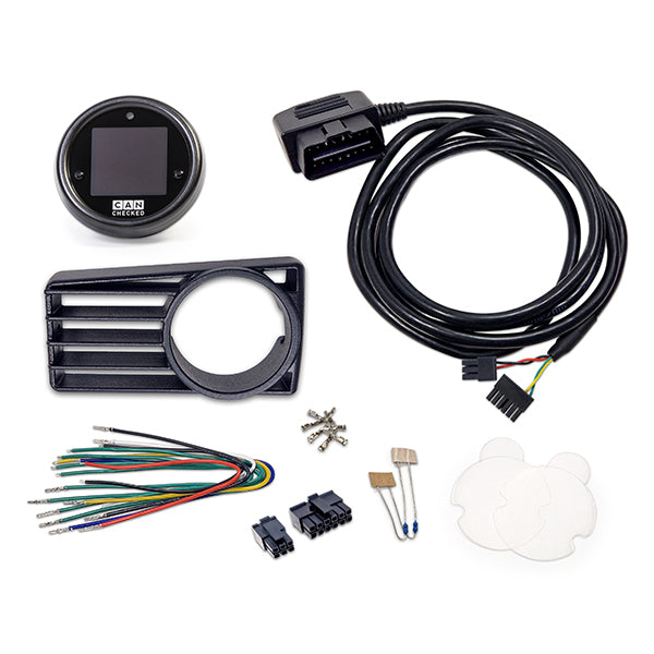 Display CANchecked MFD15 Gen2 para VW Golf MK3 (Typ 1H) RHD 91-98