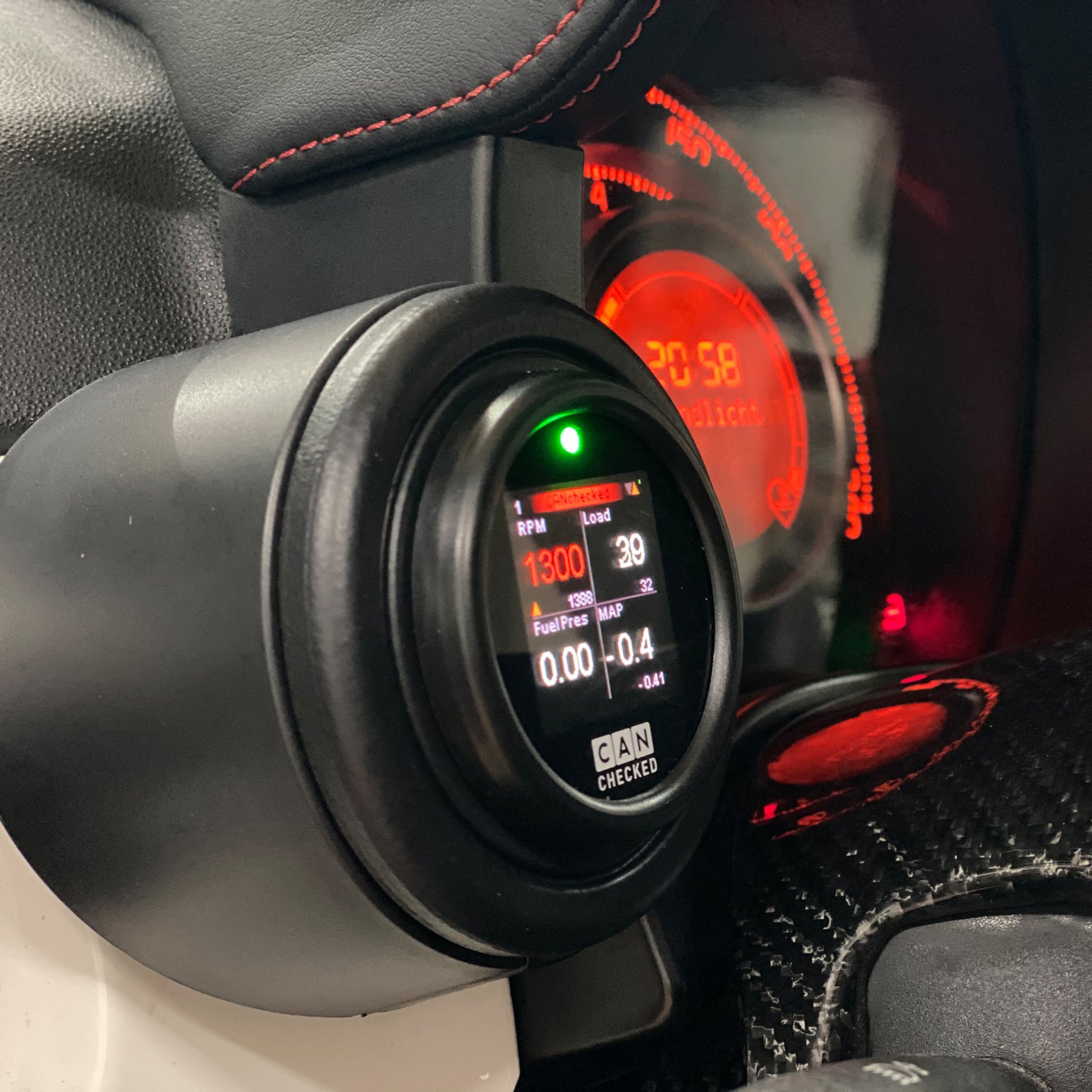 CANchecked MFD15 GEN2 para Fiat 500 Abarth 595 LHD/RHD Abarth 2012- - Imagen 3