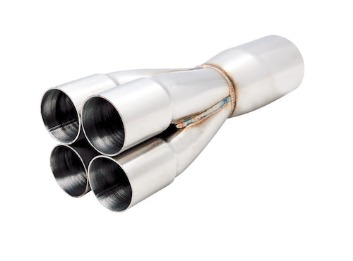 Colector 4-1 XForce Acero Inox. 2" - 2.5