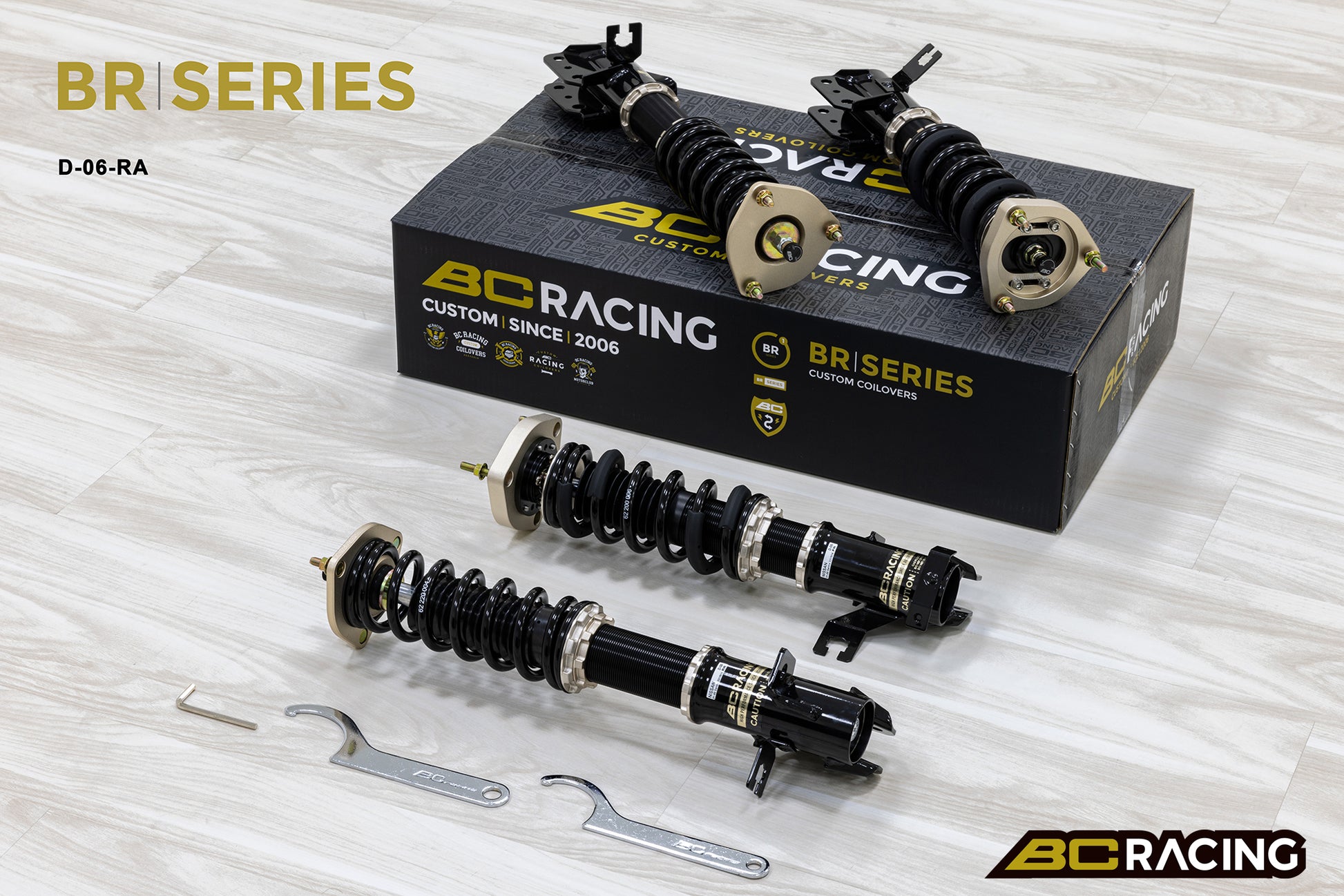 Suspensión de Muelles Helicoidales BC Racing D-06-BR-RA para Nissan Sentra B13/N14