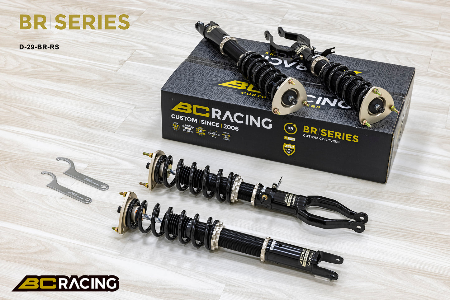 Suspensión de Muelles Helicoidales BC Racing D-29-BR-RS Nissan Skyline R35 GT-R 2007+ - Imagen 3