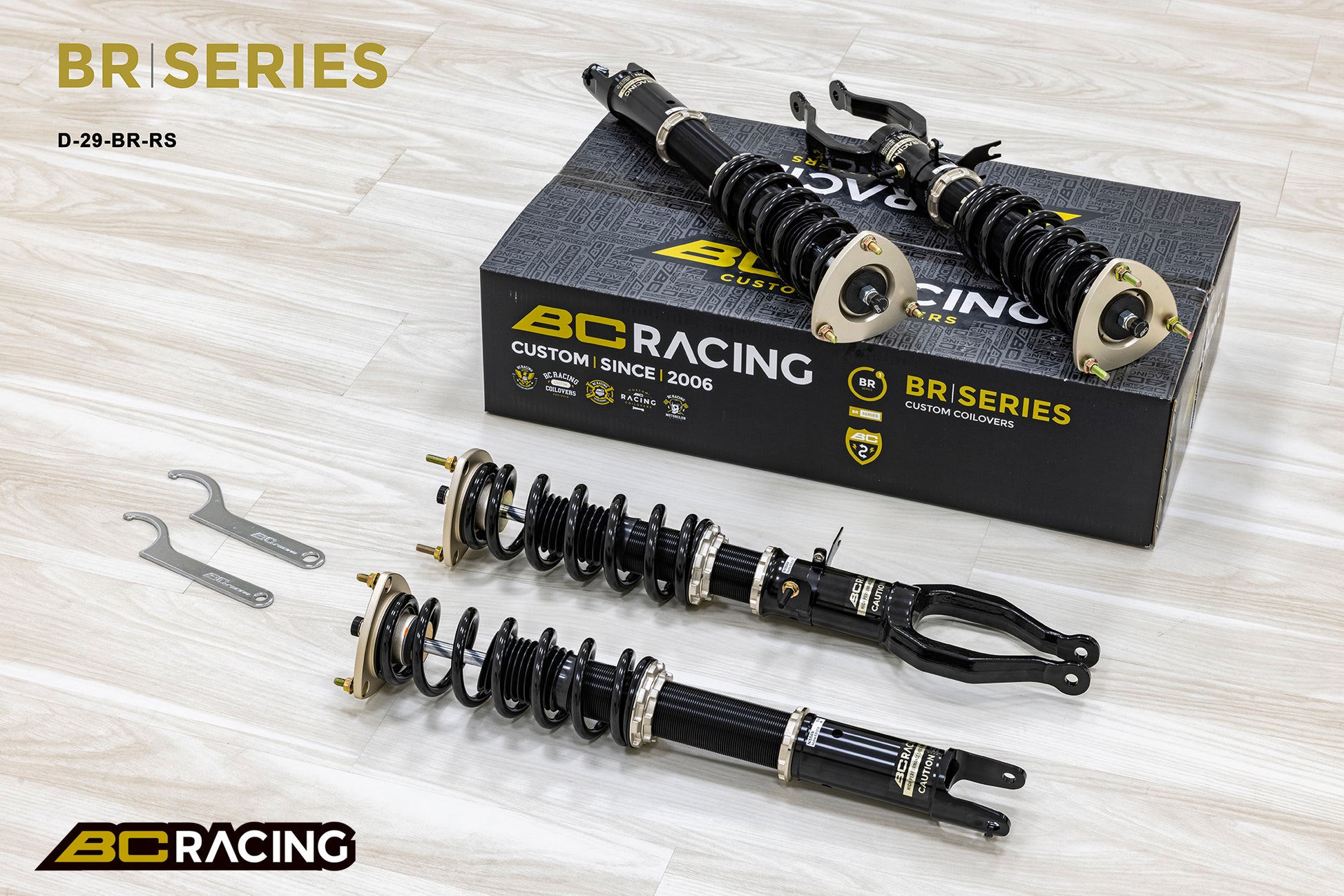 Suspensión de Muelles Helicoidales BC Racing D-29-BR-RS Nissan Skyline R35 GT-R 2007+ - Imagen 3