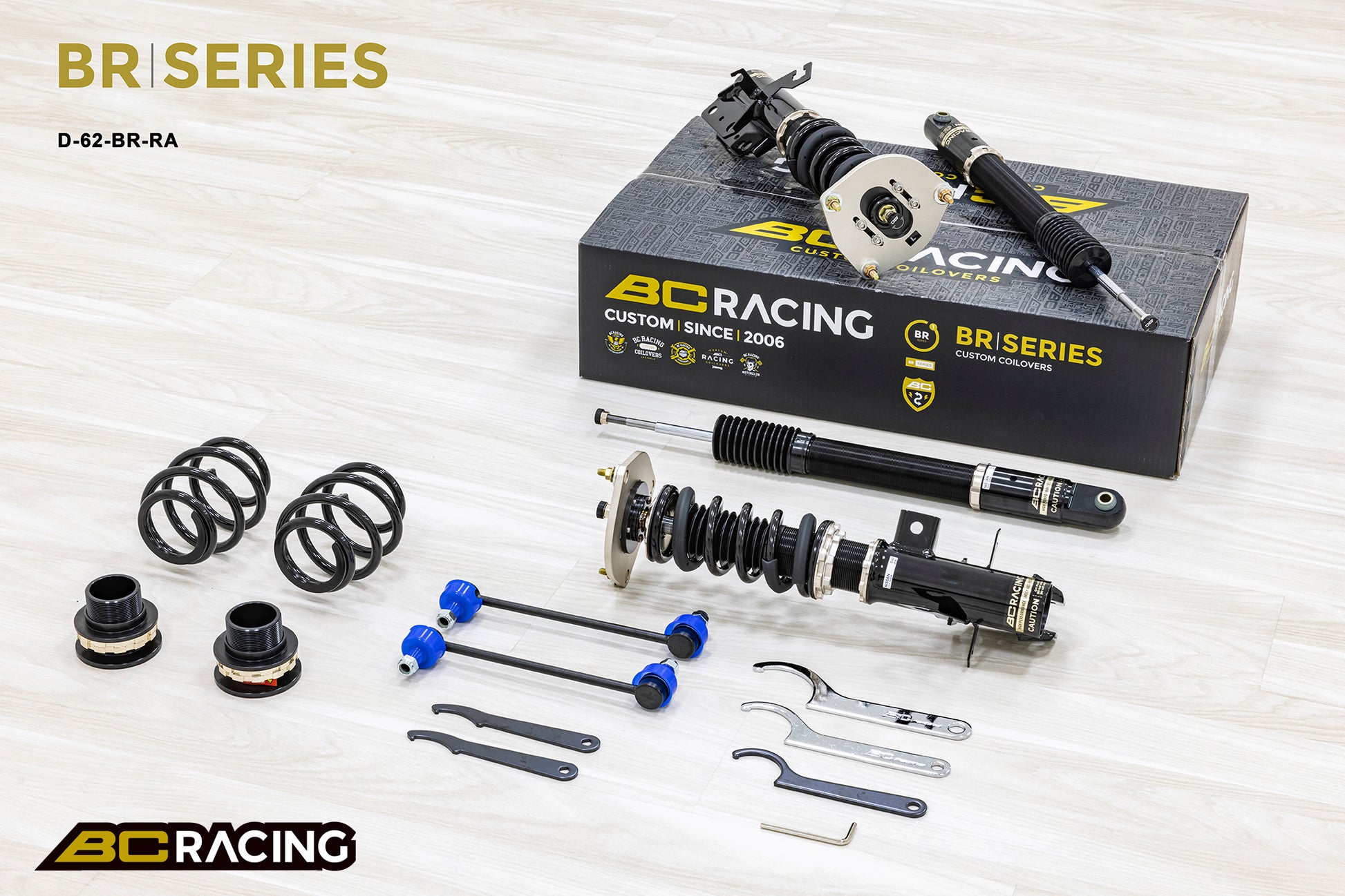 Suspensión de Muelles BC Racing D-62-BR-RA para Nissan Tiida C12 2011+ - Imagen 3