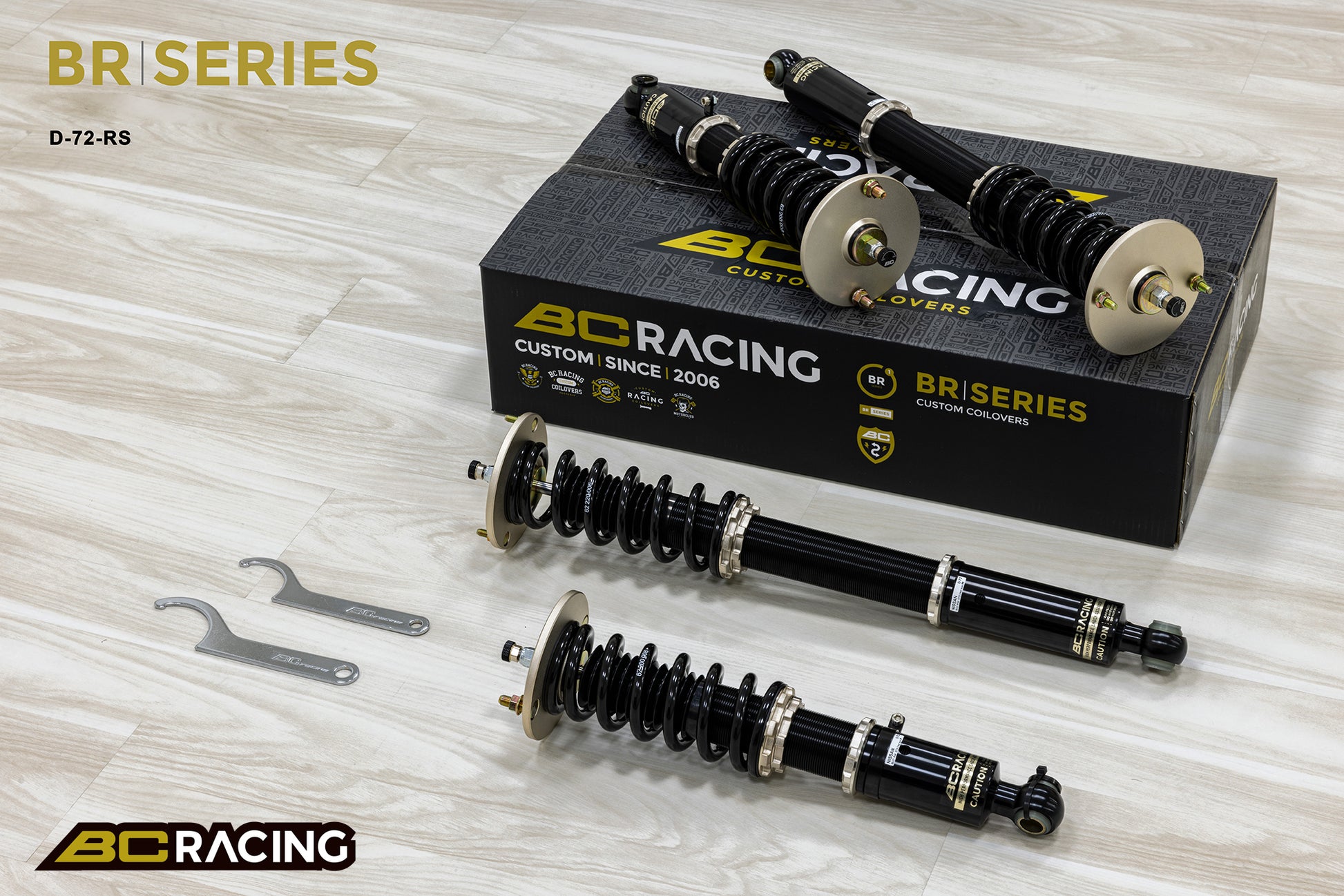 Suspensión de Muelles Helicoidales BC Racing D-72-BR-RS Nissan Skyline R34 GTS ER34 98-01 - Imagen 3