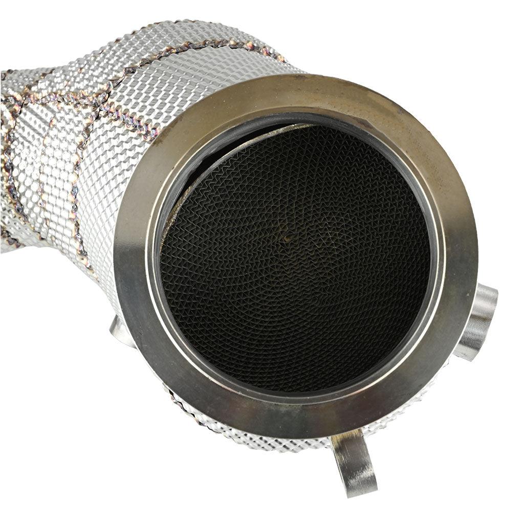 Downpipe FMC.Pro BMW F15 F16 X5 X6 50ix N63B (15+) + Catalizador + Protección Térmica Inconel - Imagen 3