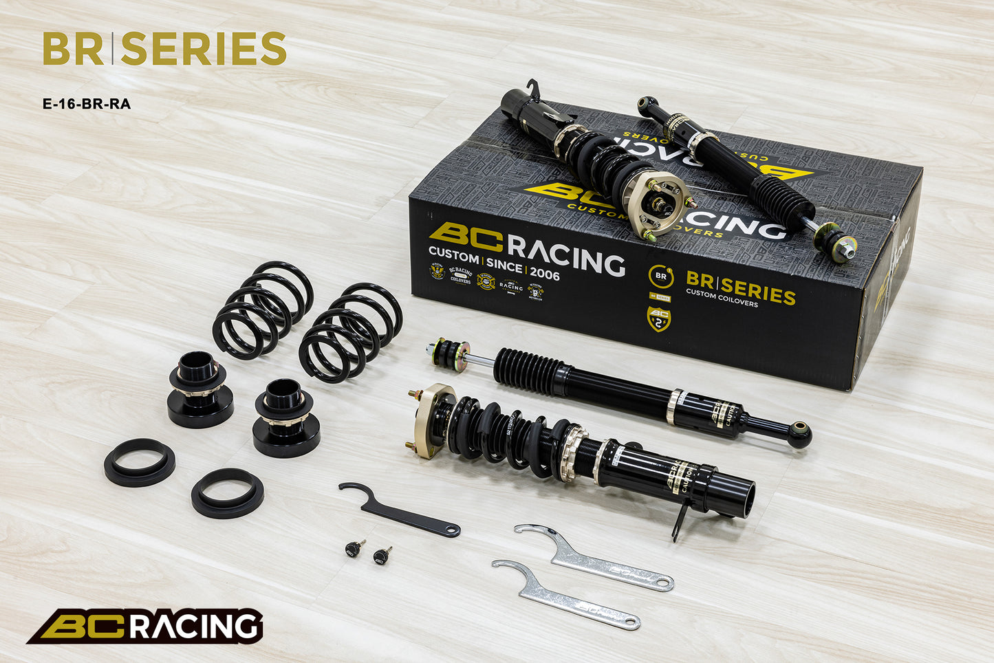 Suspensión de Muelles Helicoidales BC Racing BR para Ford Focus RS MK1 2001-2004