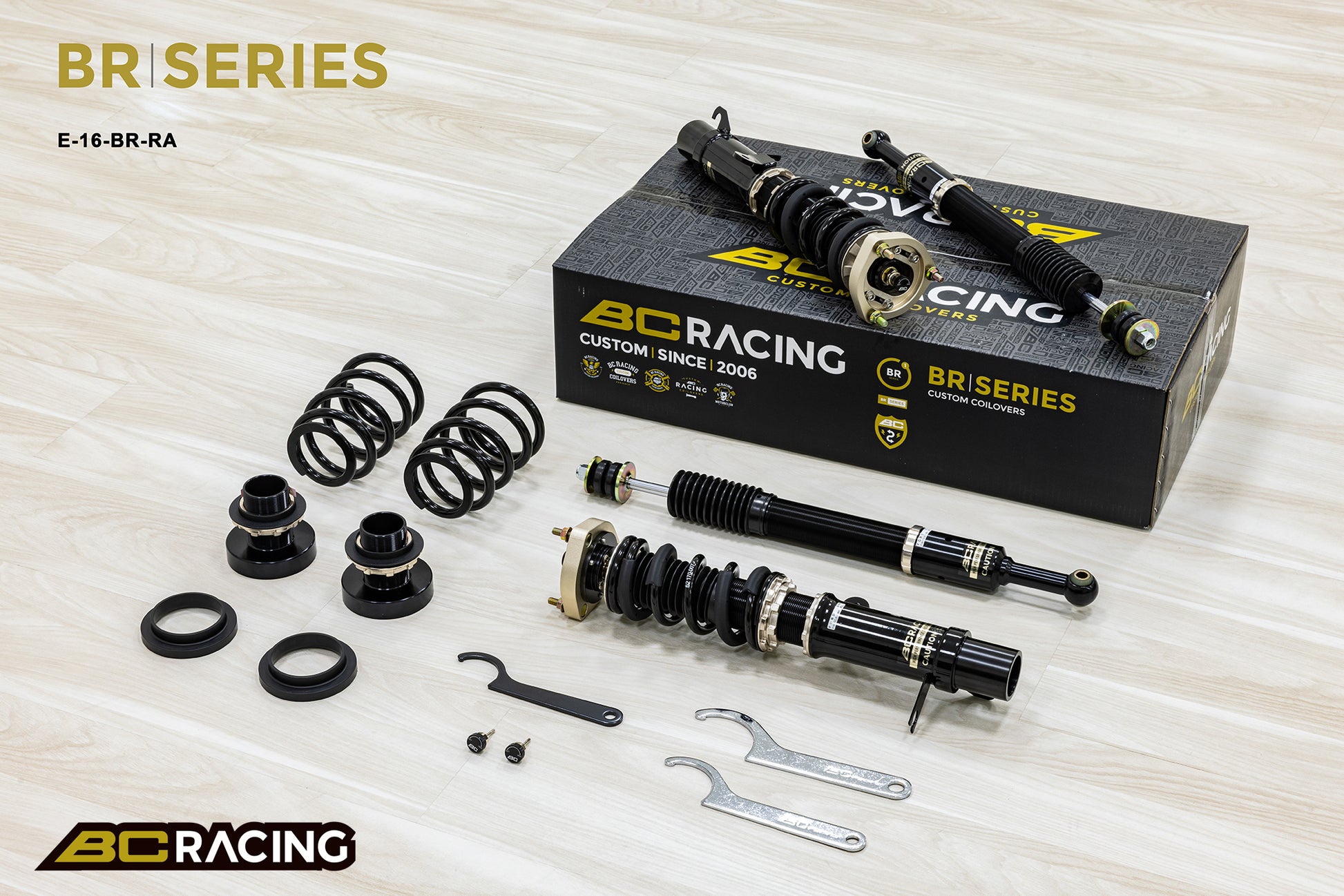 Suspensión de Muelles Helicoidales BC Racing BR para Ford Focus RS MK1 2001-2004
