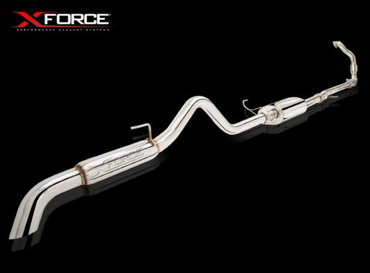 Sistema de Escape XForce Nissan Navara D40 STX AUTO (2011-2015) - Acero Inox
