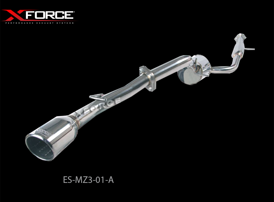 Sistema de Escape XForce Mazda 3 2004-2009 SP23 Sedán Inox