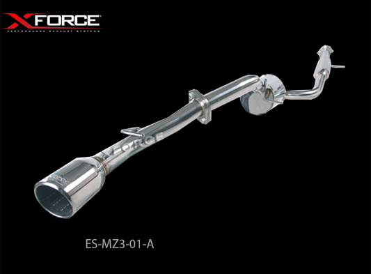 Sistema de Escape XForce Mazda 3 2004-2009 SP23 Sedán Inox