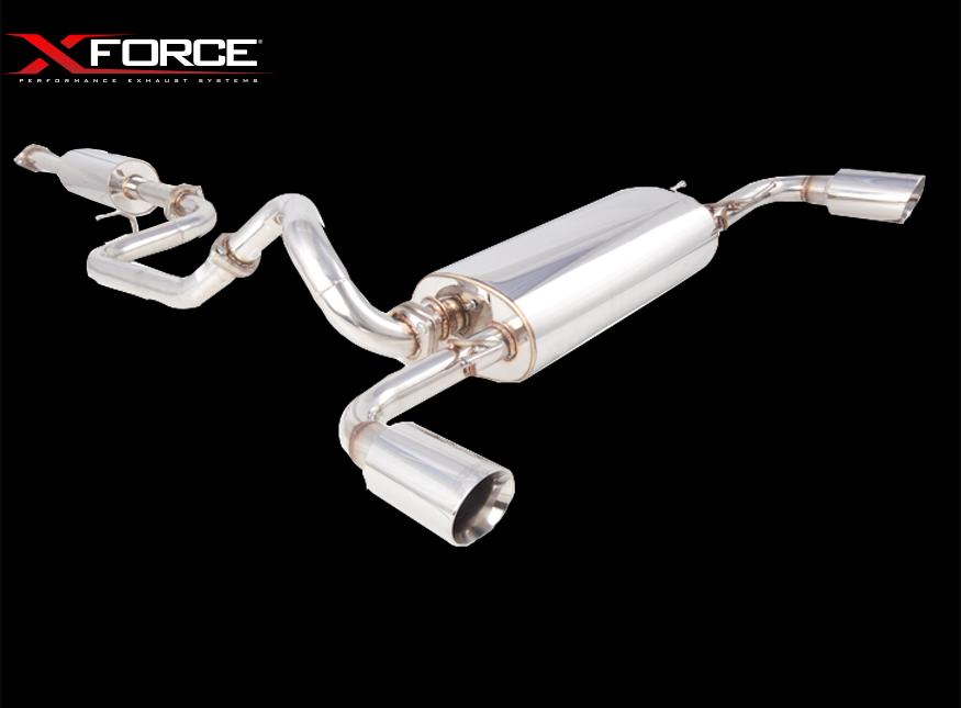 Sistema de Escape XForce Mazda 3 SP25 Hatch (2010-2013) Inox