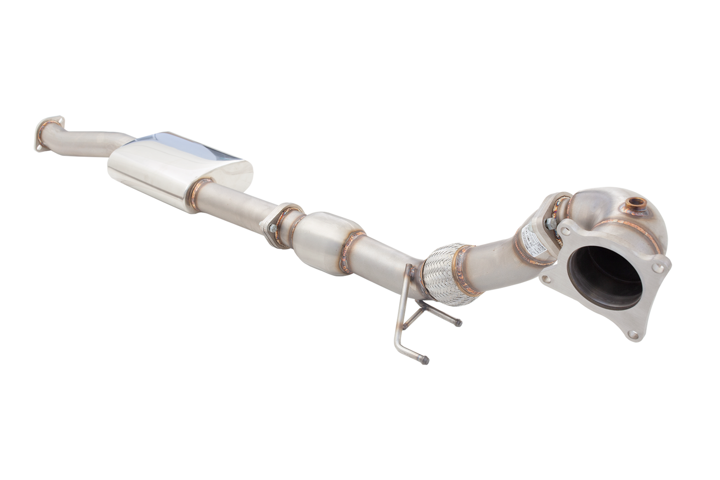 Downpipe con Catalizador Alto Flujo 100CPSI VW Golf 2010-2012 R MK6