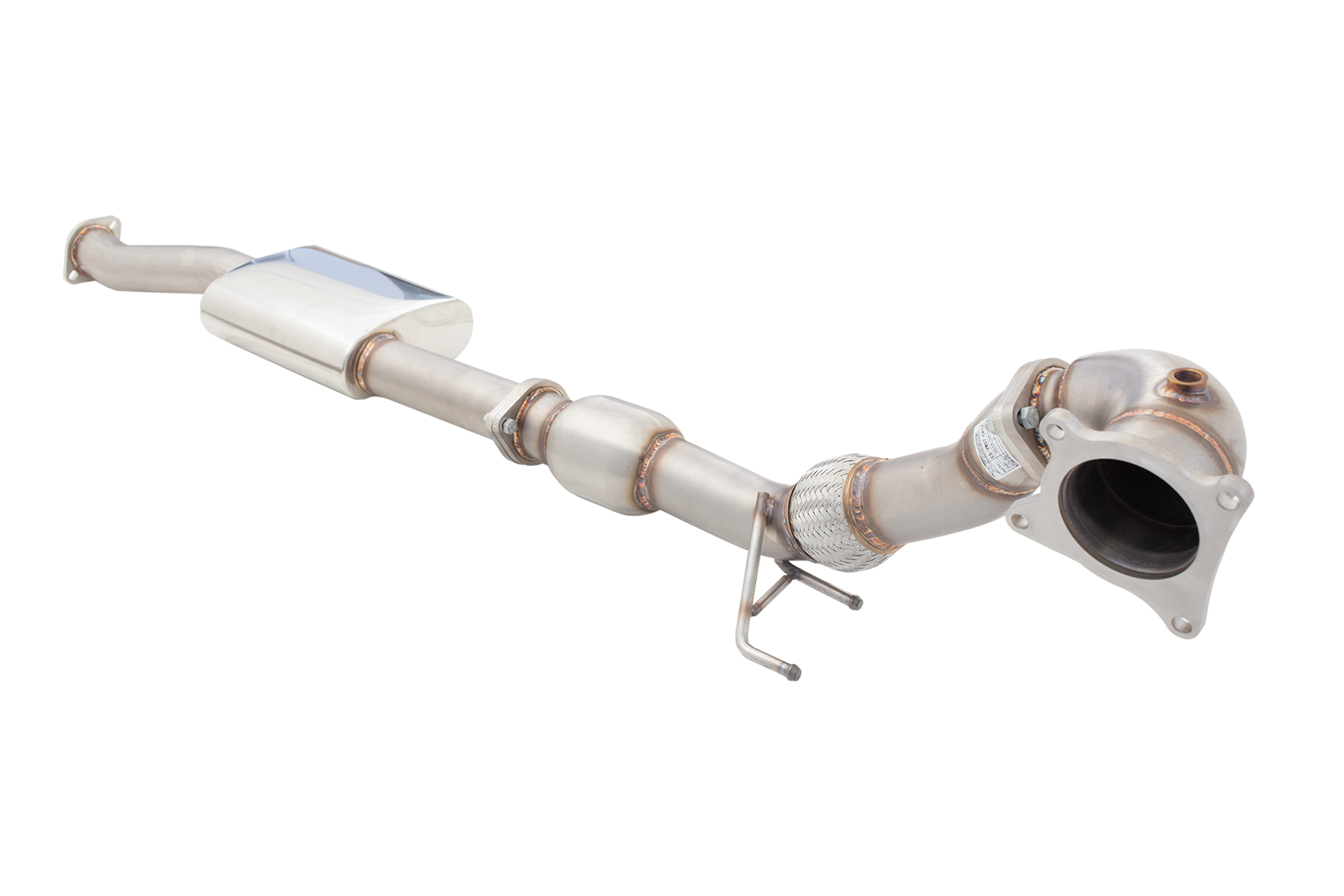 Downpipe con Catalizador Alto Flujo 100CPSI VW Golf 2010-2012 R MK6