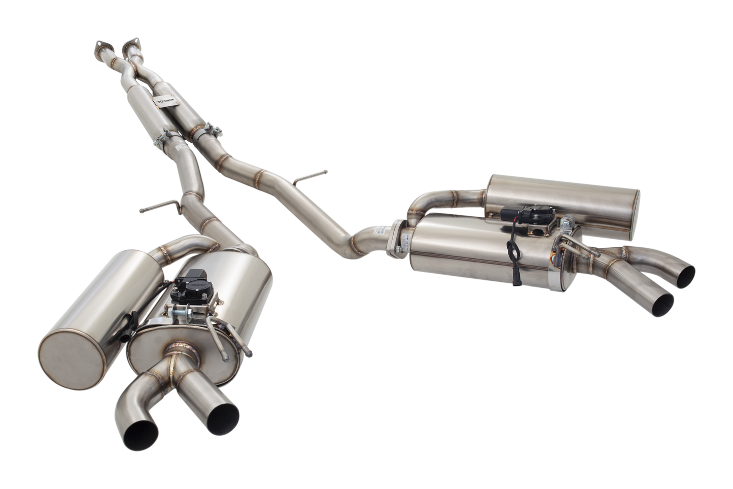 Sistema de Escape XForce Varex para Kia STINGER 2017- GT 3.3L V6 TWIN TURBO RWD (Acero Inox)
