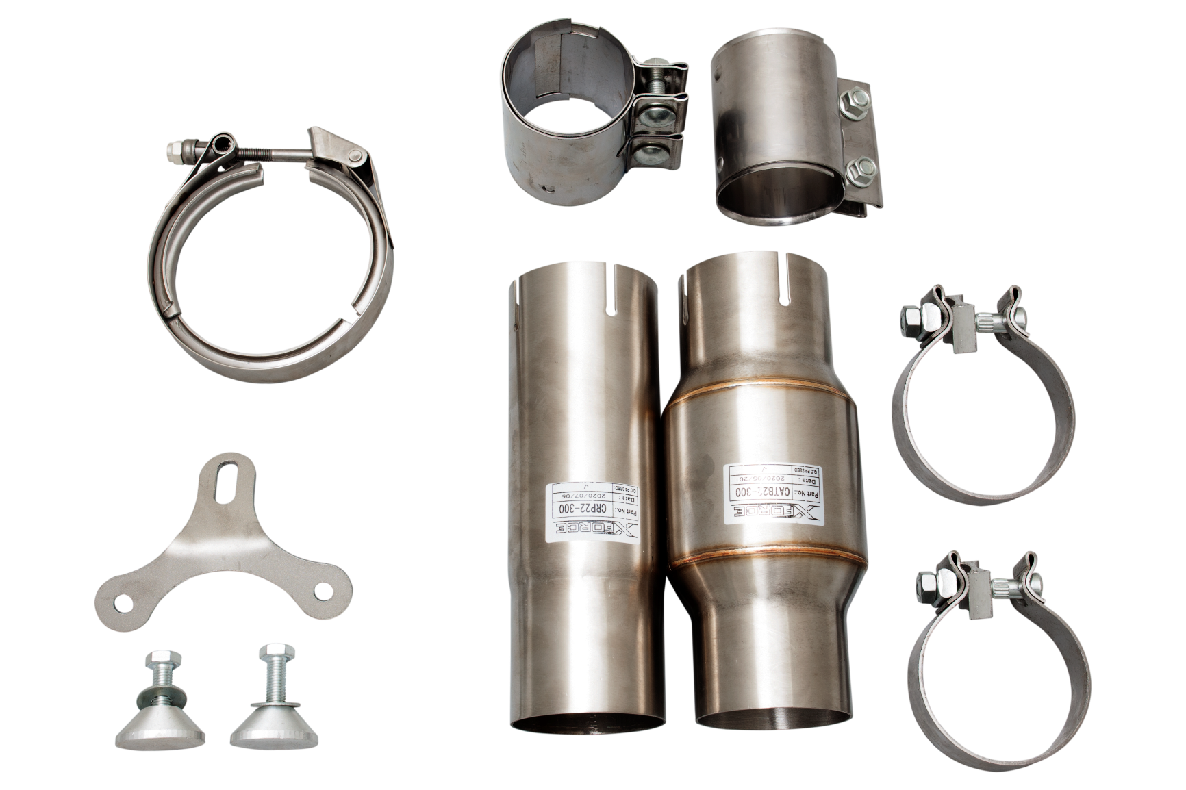 Downpipe XForce 100CPSI con Catalizador Alto Flujo Audi RS3 2017- 8V HATCH - Imagen 4