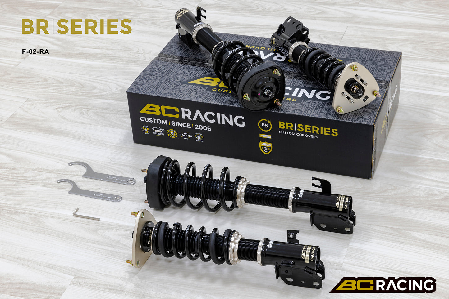 Suspensión de Muelles BC Racing F-02-BR-RA para Subaru Impreza WRX GDA/GDB 2002-2007 - Imagen 2