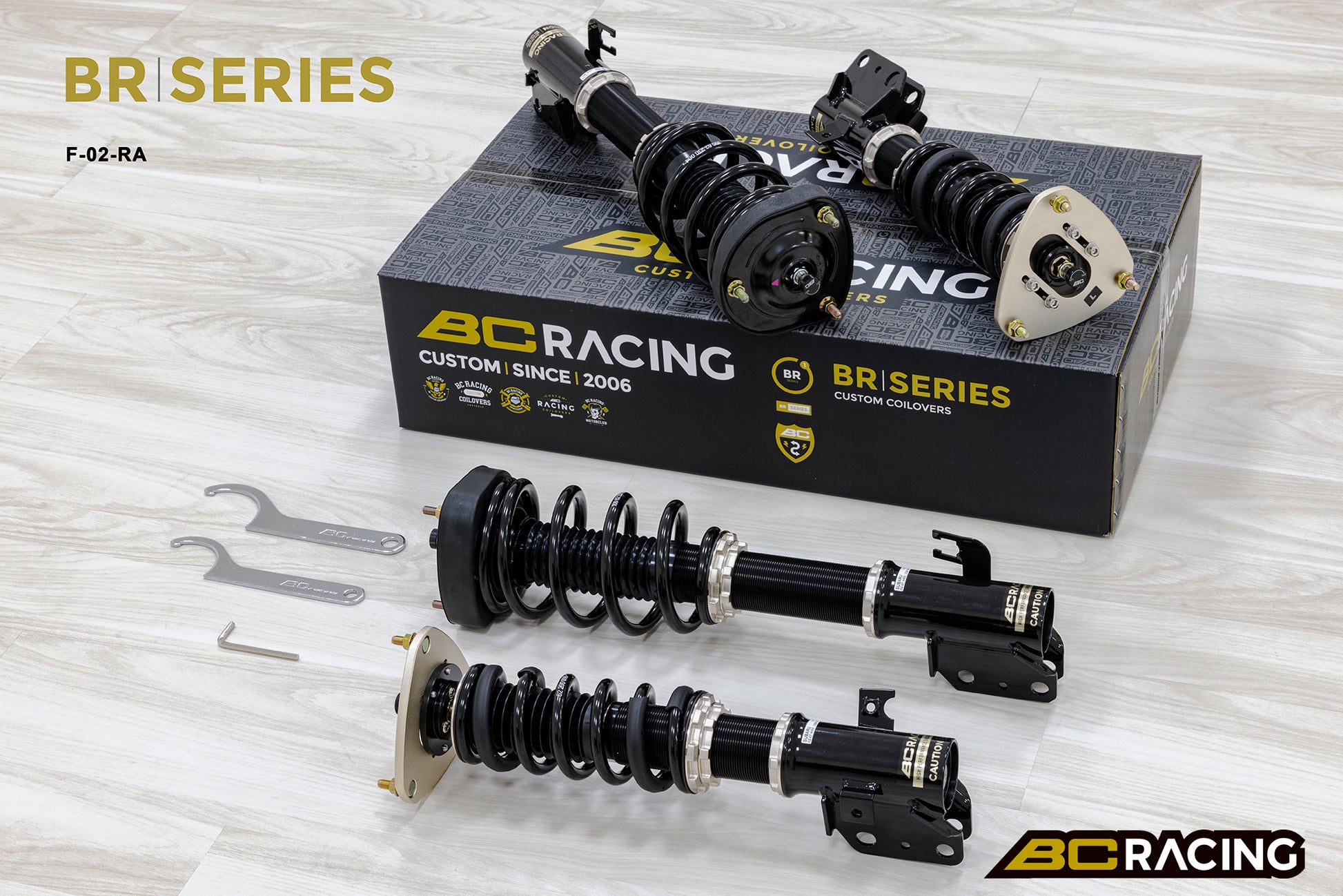 Suspensión de Muelles BC Racing F-02-BR-RA para Subaru Impreza WRX GDA/GDB 2002-2007 - Imagen 2