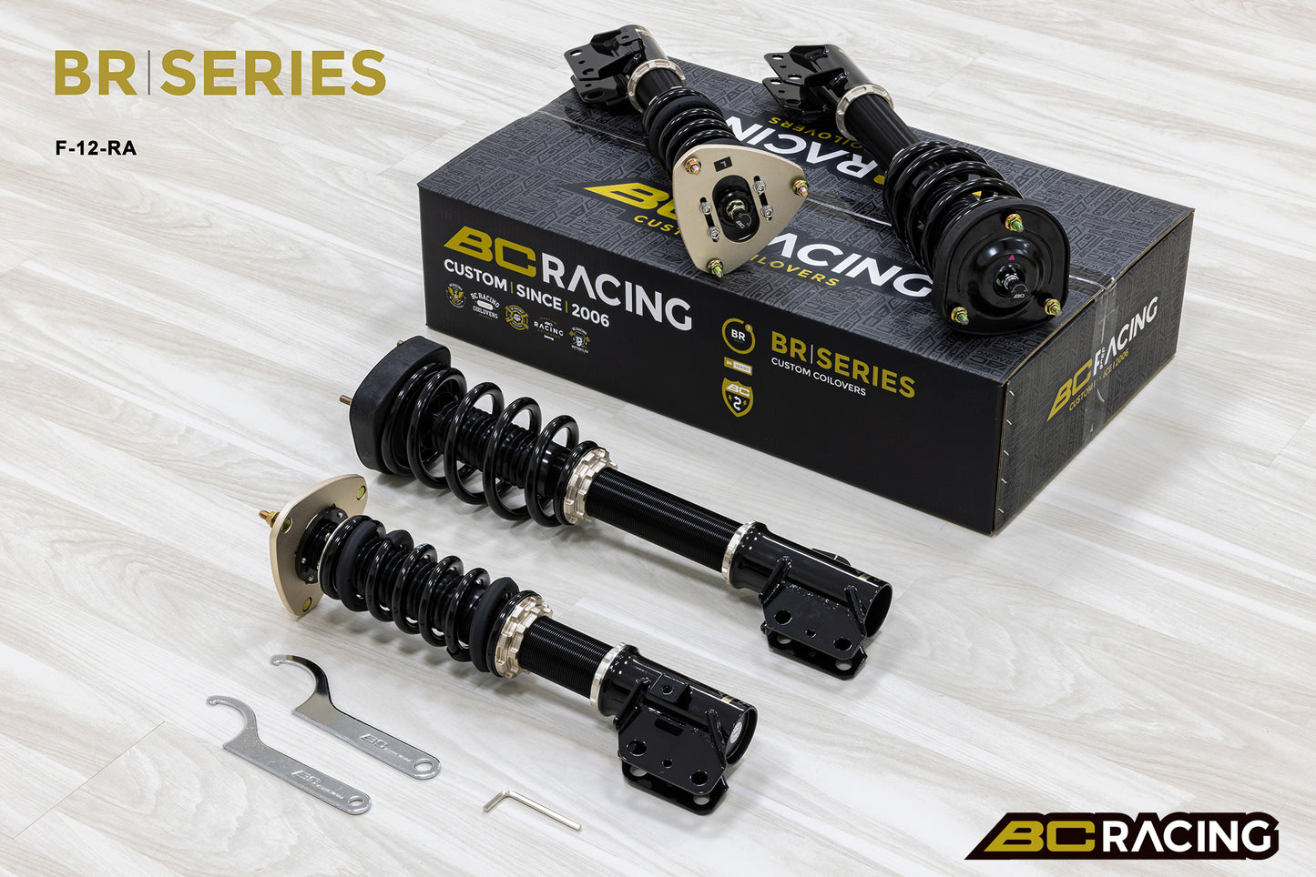 Suspensión de Muelles Helicoidales BC Racing F-12-BR-RA para Subaru Forester SG 2003-2007