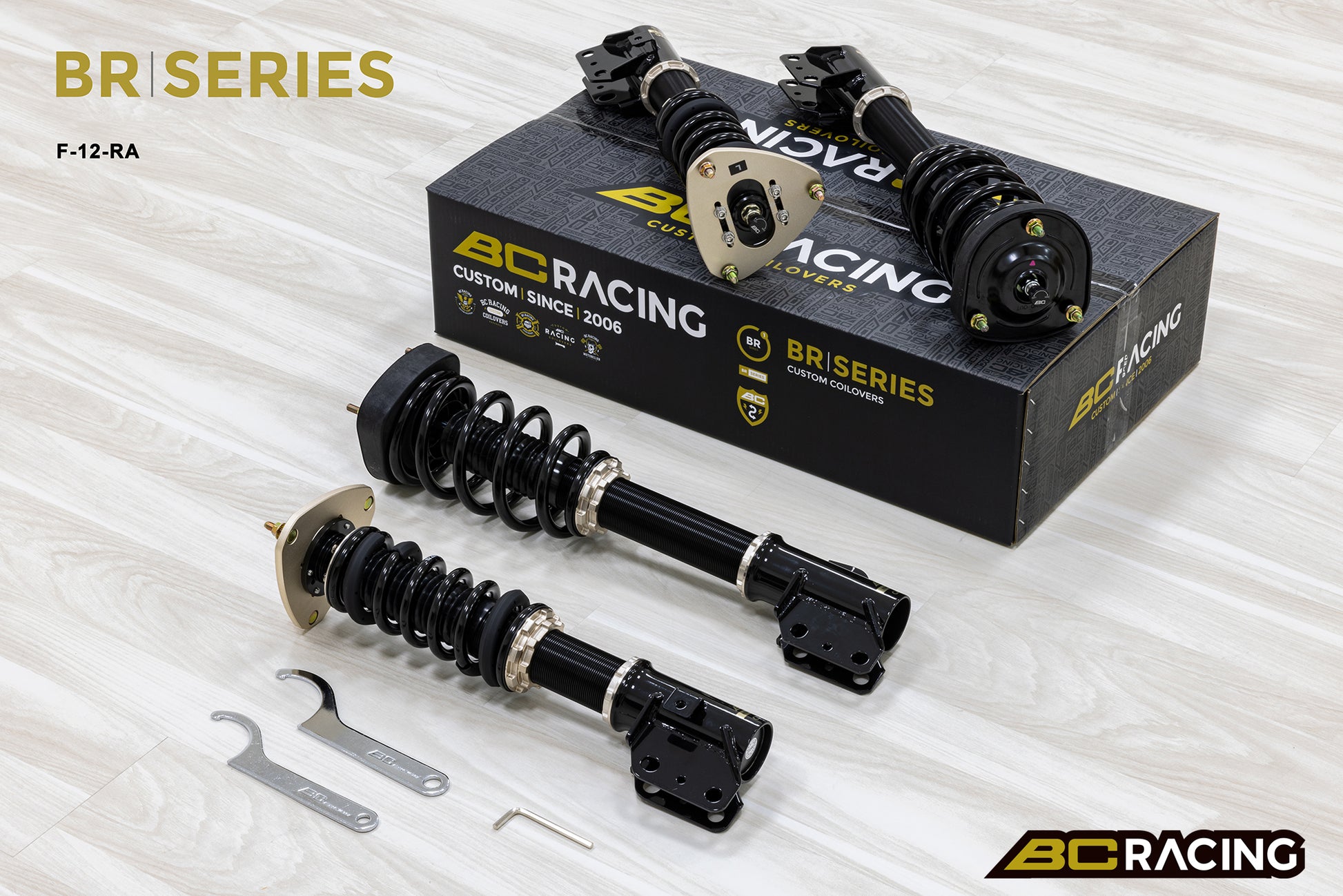 Suspensión de Muelles Helicoidales BC Racing F-12-BR-RA para Subaru Forester SG 2003-2007