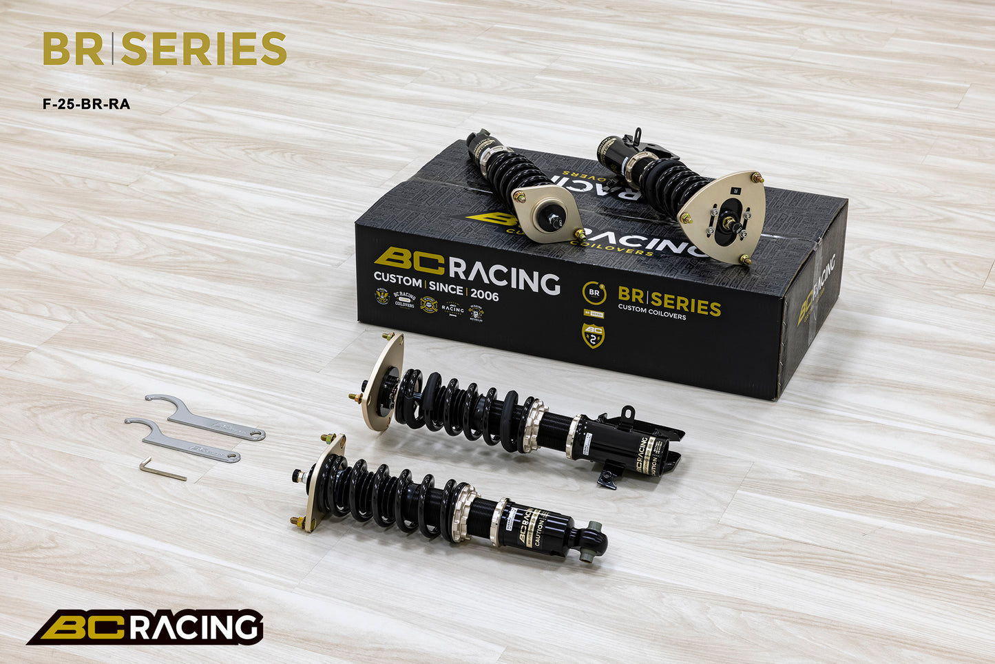 Suspensión de Muelles Helicoidales BC Racing F-25-BR-RA para Subaru WRX/STI VAB/VAF/VAG