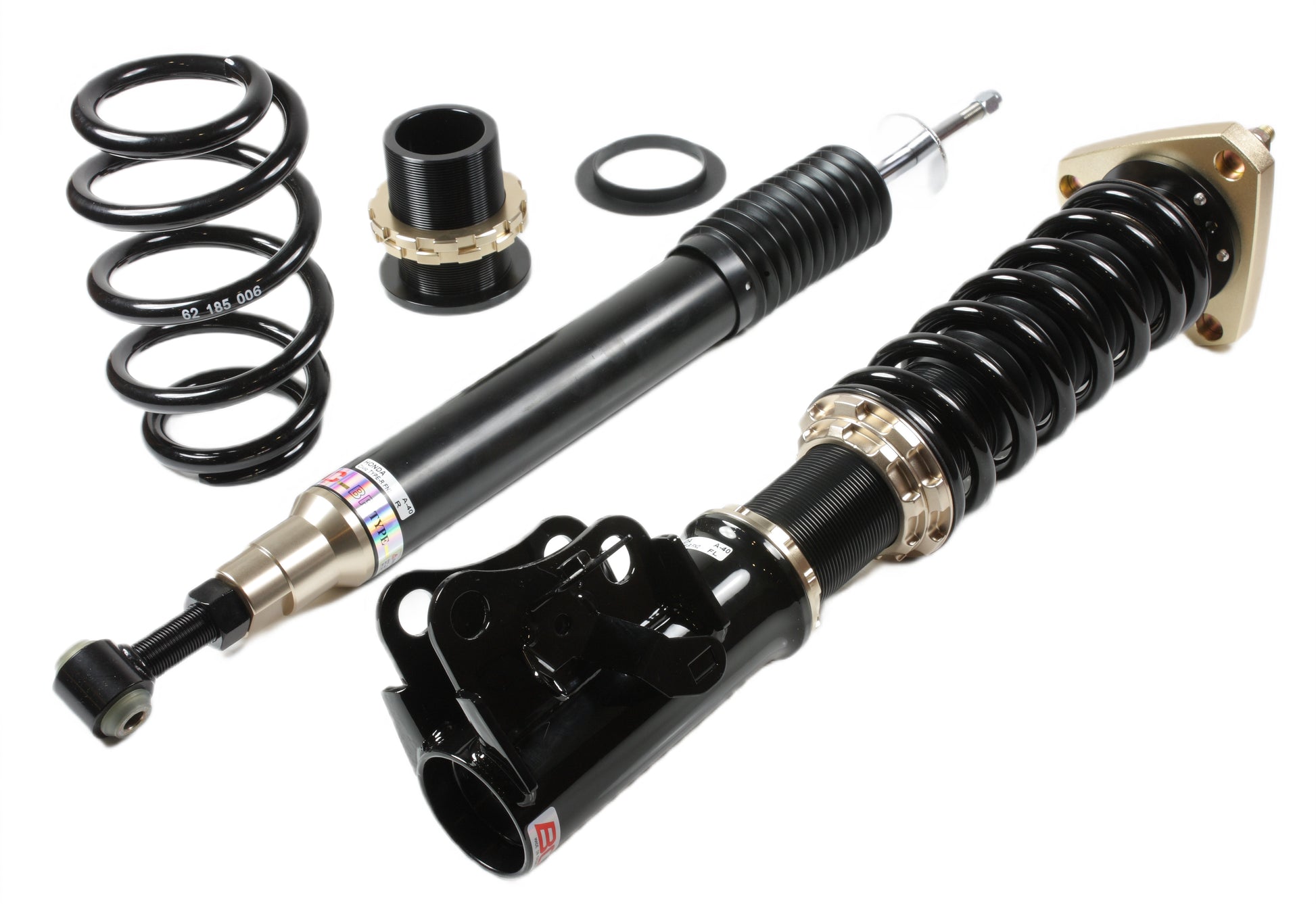 Suspensión de Muelles Helicoidales BC Racing A-41-BR-RA para Honda Civic FK/FN 2006-2011 - Imagen 2