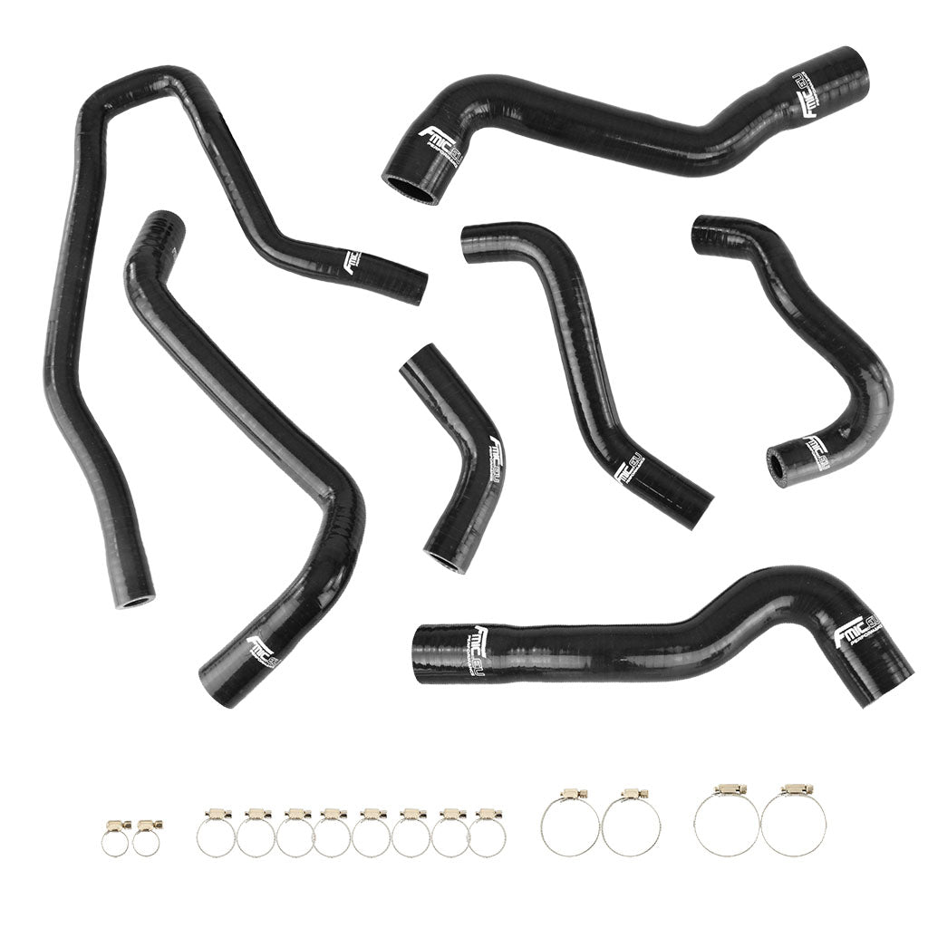 Kit de Manguitos de Refrigerante de Silicona FMIC.EU BMW E90 318i 320i N46 2005-2013 - Negro - Imagen 2