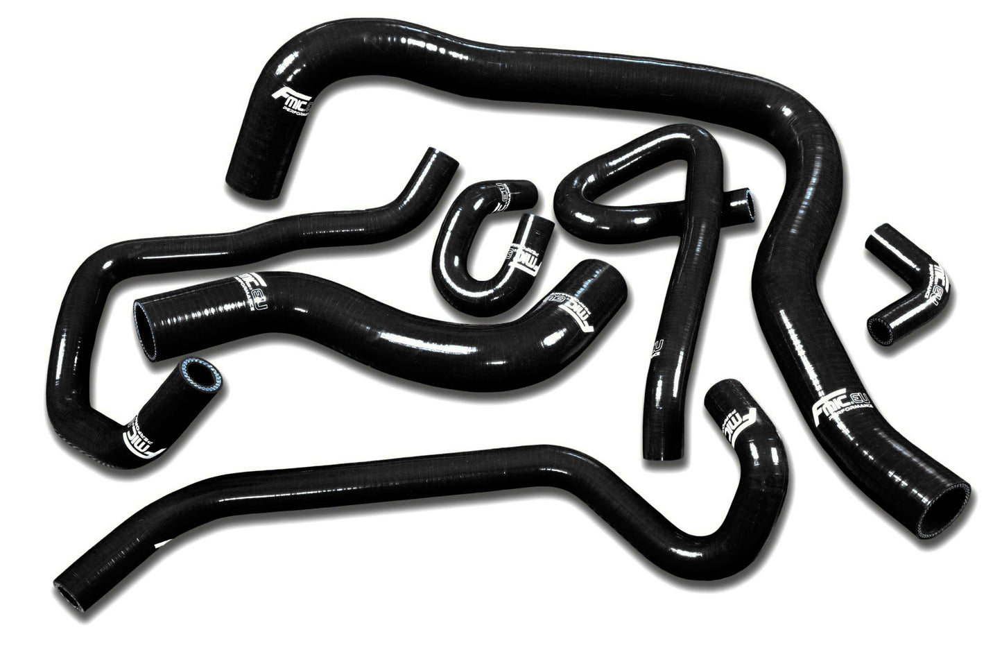 Kit Manguitos Silicona Refrigerante FMIC.EU Honda Accord SiR-T F20B CF4 Euro-R CL1 1997-2001 - Negro