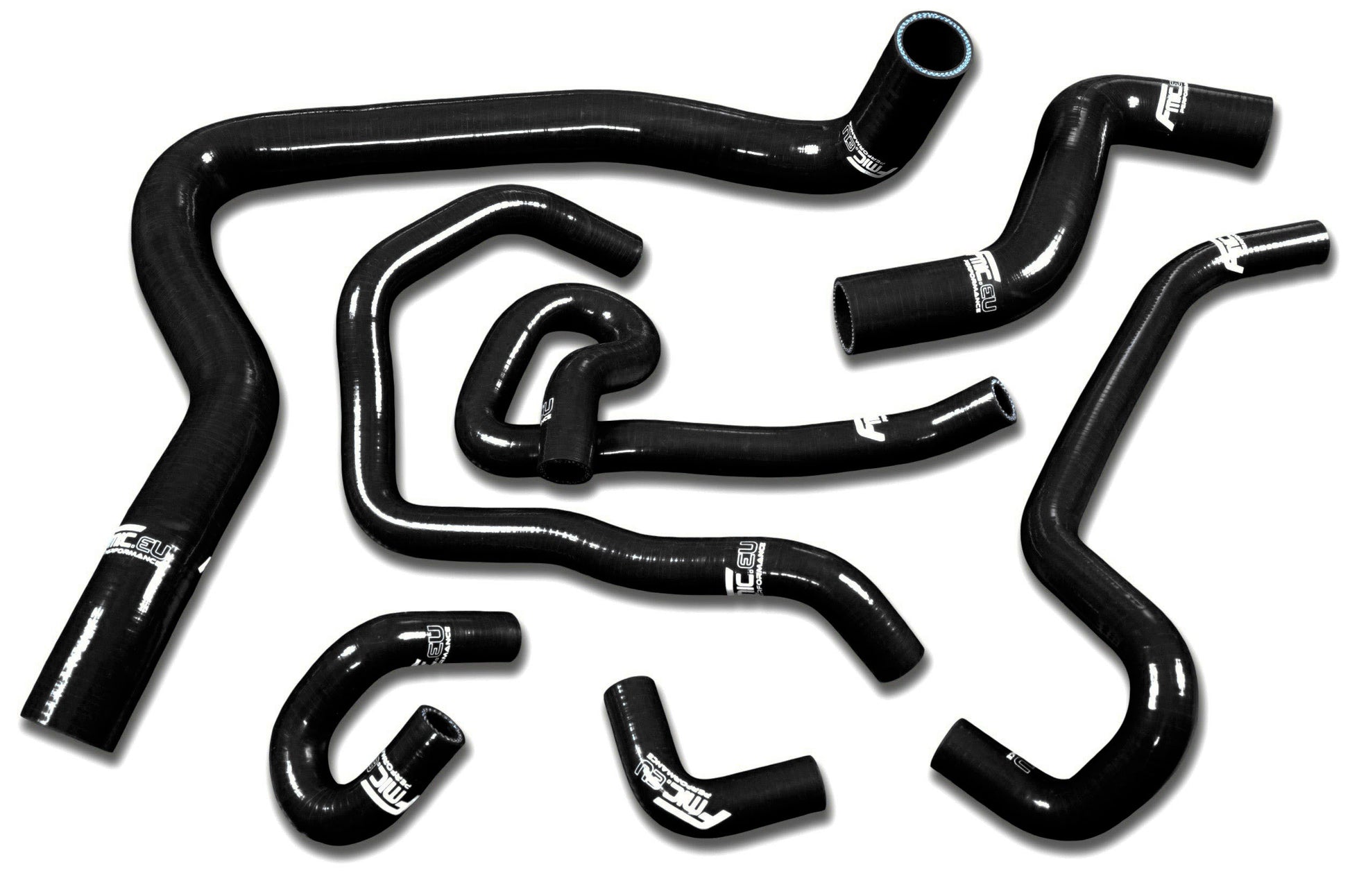 Kit Manguitos Silicona Refrigerante FMIC.EU Honda Accord SiR-T F20B CF4 Euro-R CL1 1997-2001 - Negro - Imagen 2