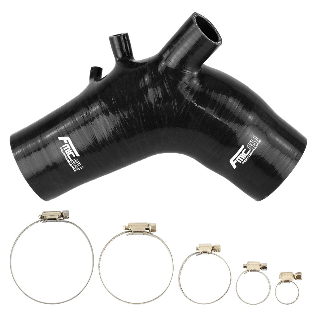 Manguito de Admisión de Silicona FMIC.EU Lancer Evo X 10 2008-2015 - Negro
