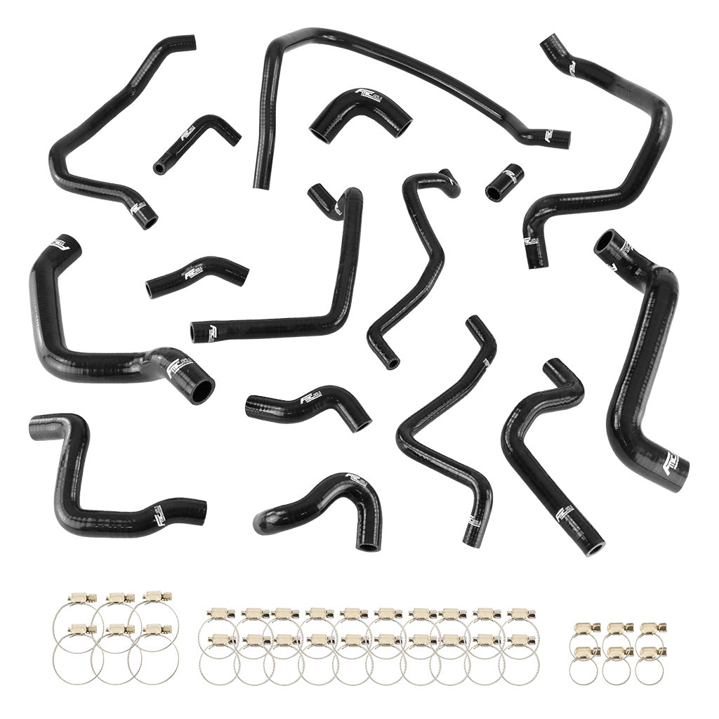 Kit Manguitos Refrigerante Silicona FMIC.EU Renault Megane RS 225 2004-2008 - Negro