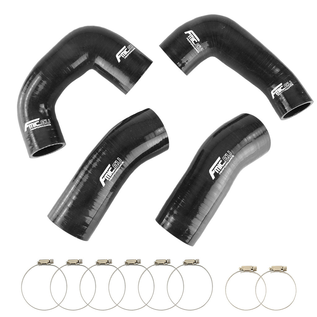 Kit de Manguitos de Silicona Intercooler FMIC.EU Porsche 911 997 Turbo 3.6L - Negro
