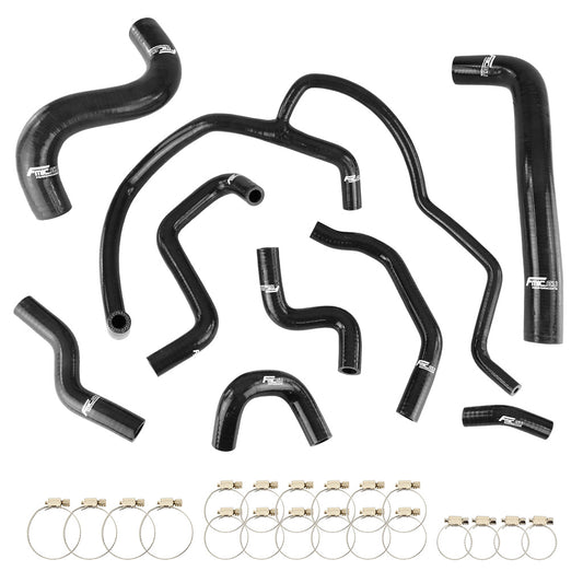 Kit Manguitos Refrigerante Silicona FMIC.EU Dodge Challenger 3.8L 2015-2017 - Negro