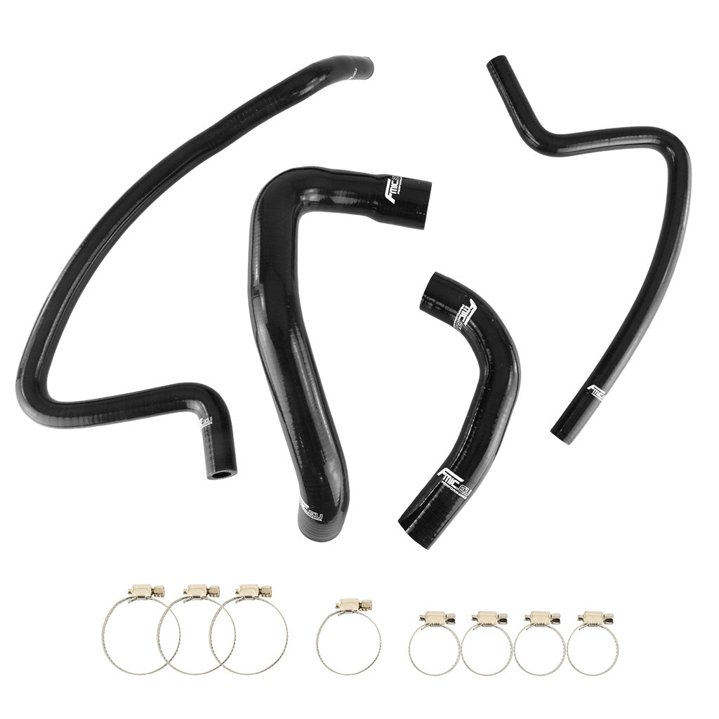 Kit Manguitos Refrigerante Silicona FMIC.EU Jeep Wrangler TJ 4.0L L4 1997-2001 - Negro