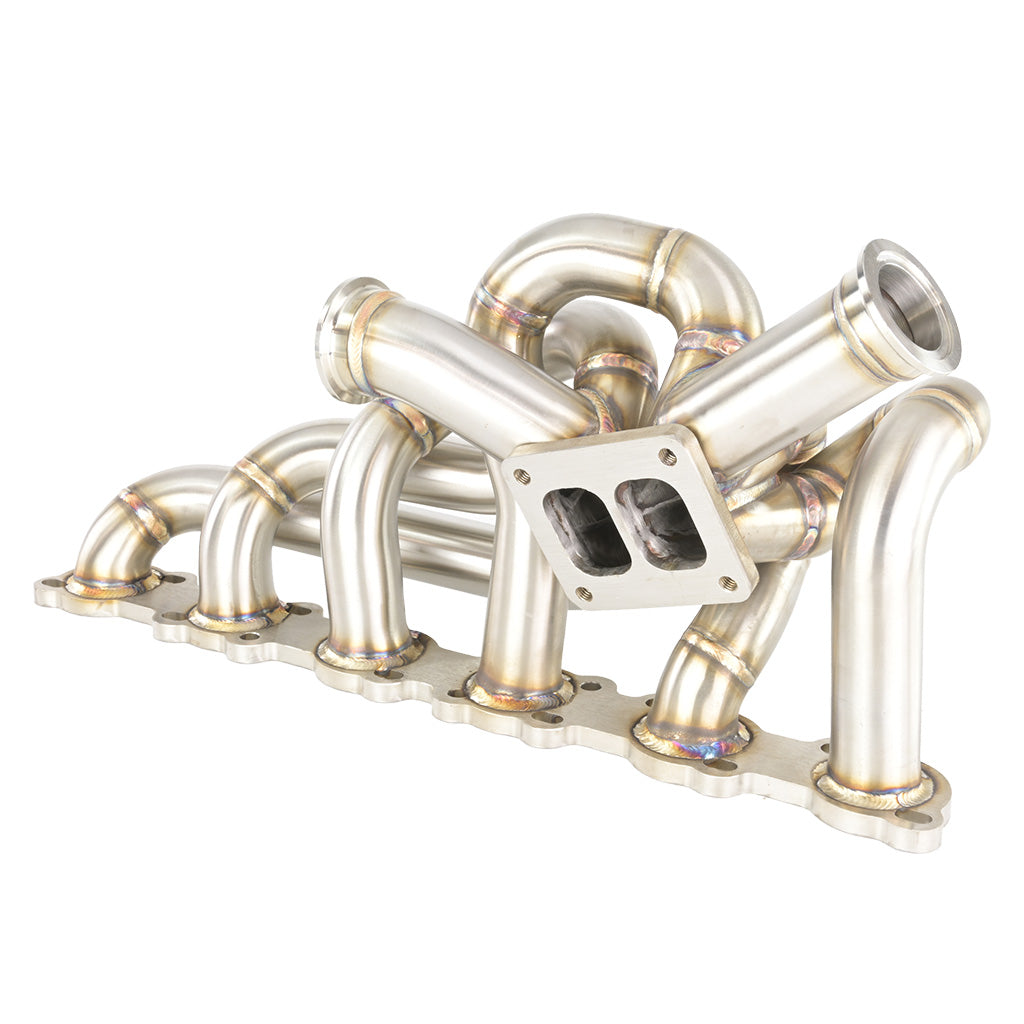 Colector Escape FMIC.Pro Nissan RB20/25/26 DET T4 Twin Scroll 44mm SS304 - Imagen 2