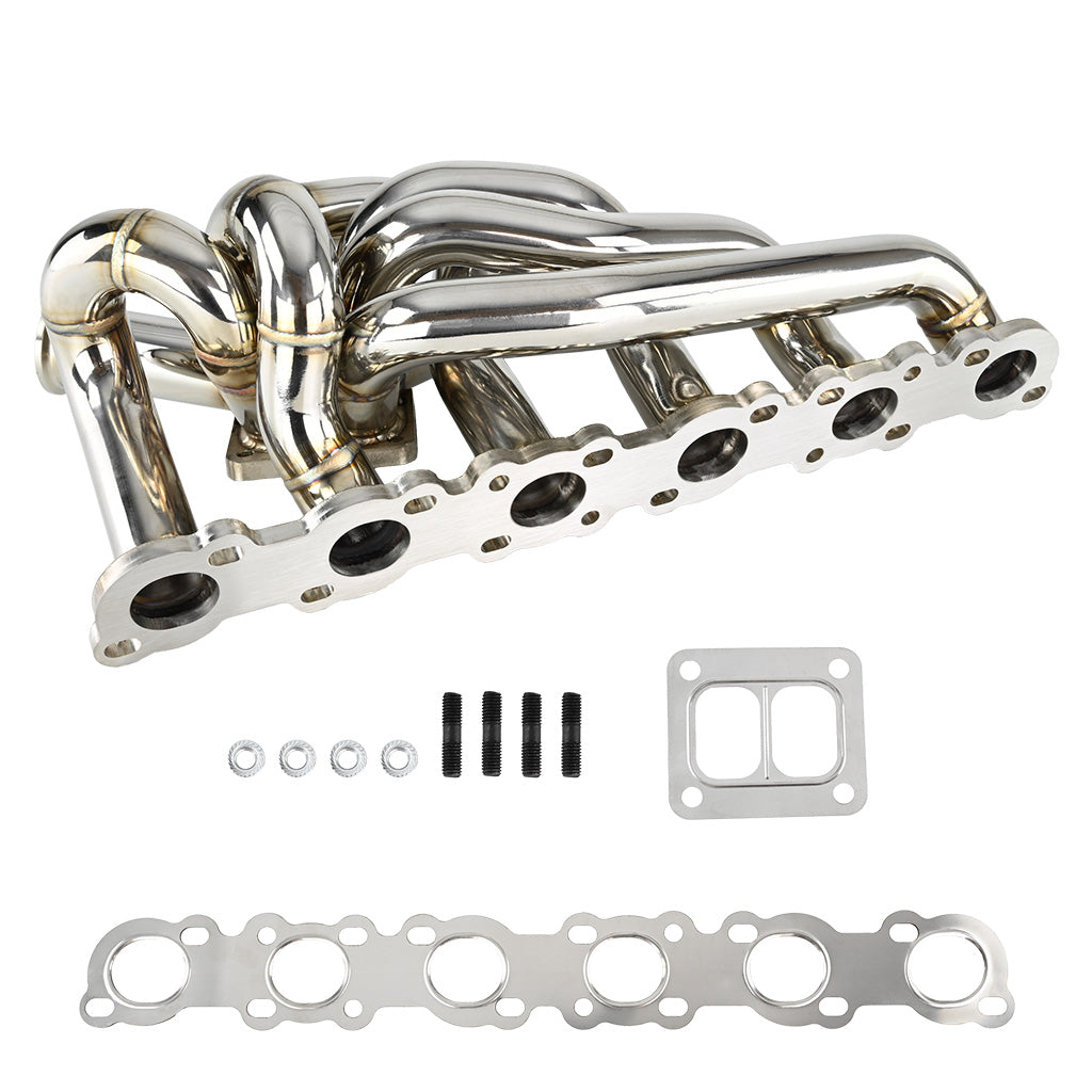 Colector de Escape FMIC.Pro Nissan RB20/25/26 DET T4 Twin Scroll 44mm SS321 - Imagen 2