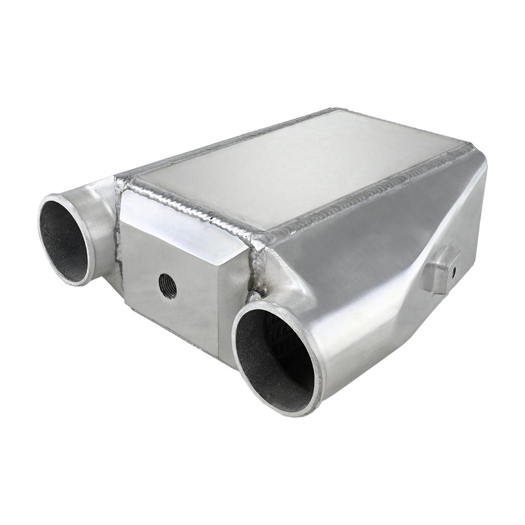 Intercooler JRspec 270x160x120mm Agua, Entrada/Salida Superior - Imagen 2