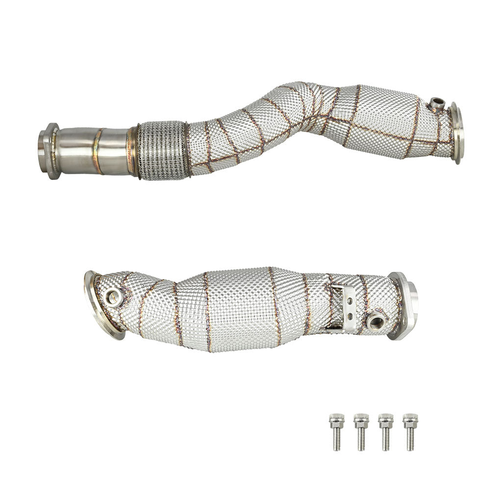 Downpipe FMIC.Pro BMW M2 M3 M4 G20 G80 S58 B30 2020+ CAT con Protector - Imagen 3