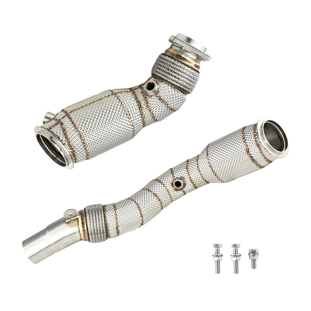 Downpipe FMIC.Pro BMW F80 M3 S55 USA + CAT con Protector