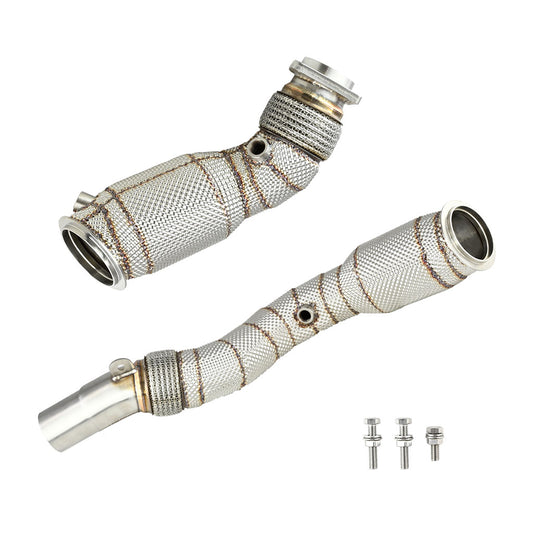 Downpipe FMIC.Pro BMW F80 M3 S55 USA + CAT con Protector