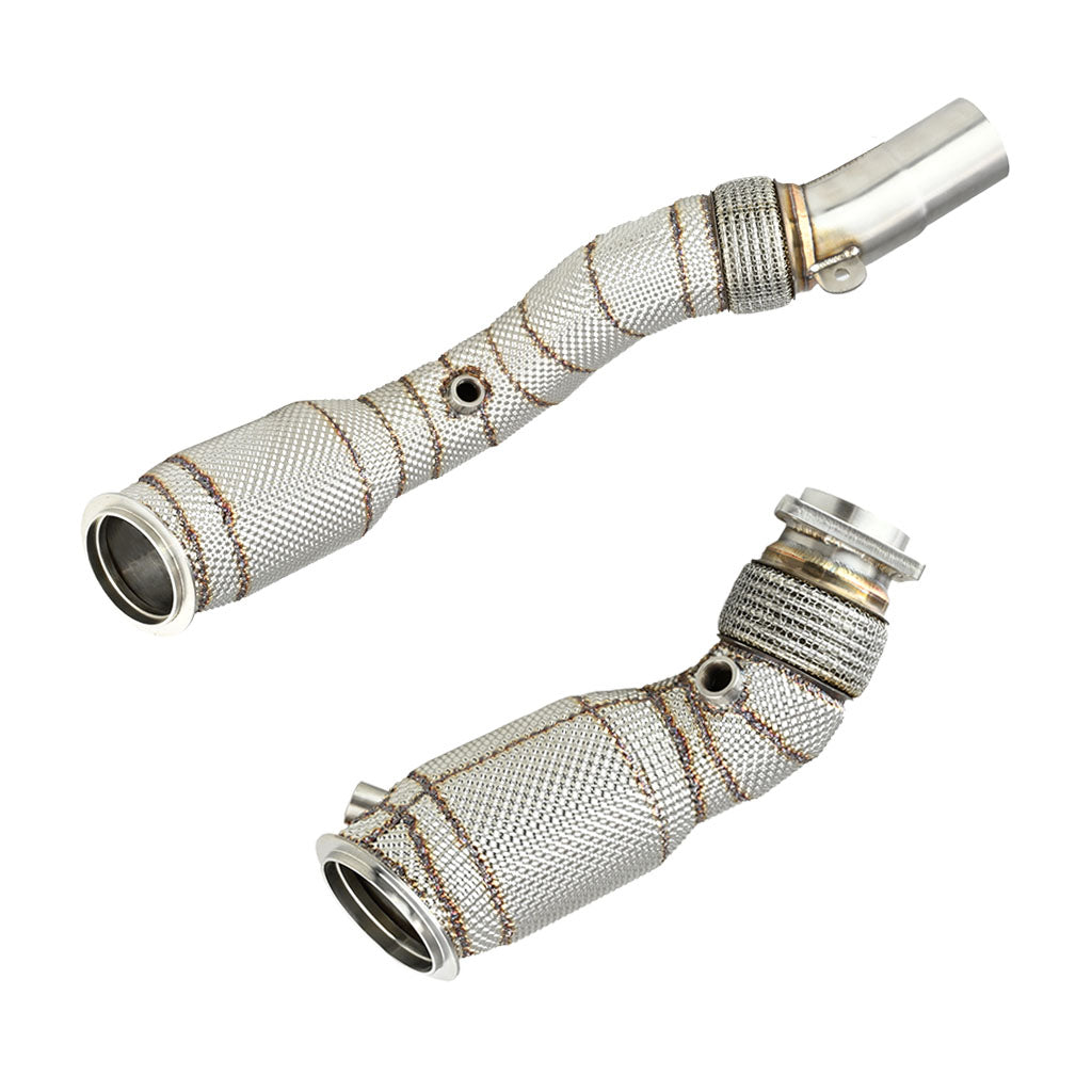 Downpipe FMIC.Pro BMW F80 M3 S55 USA + CAT con Protector - Imagen 5