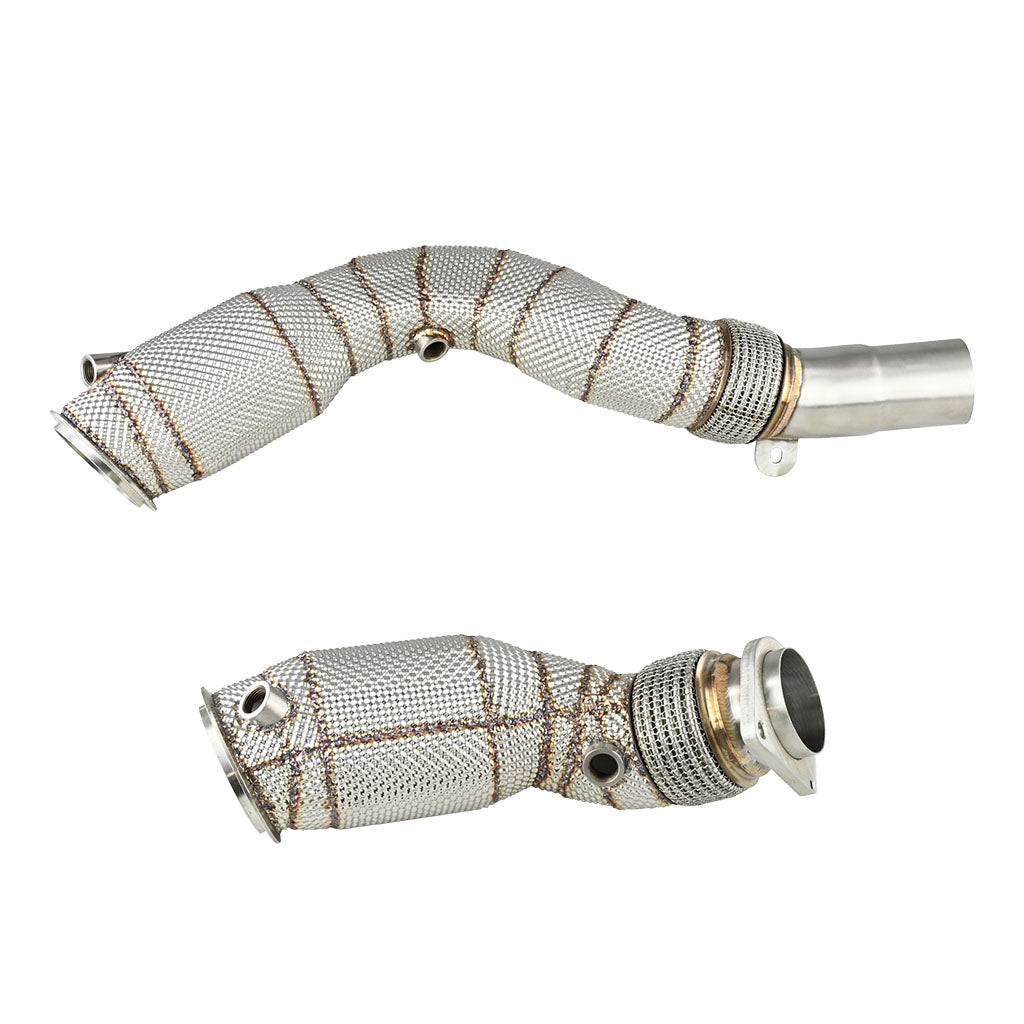 Downpipe FMIC.Pro BMW F80 M3 S55 USA + CAT con Protector - Imagen 6