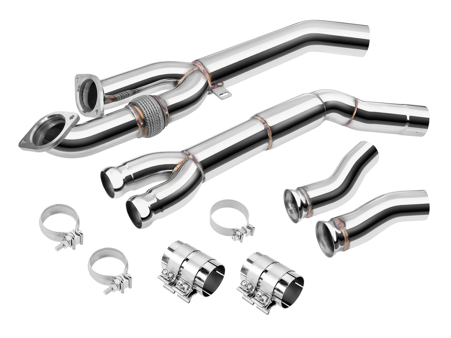 Tubo Central Tuning 3.5" - FMIC.EU BMW M3 M4 G80 G82 G83 2020+ - Imagen 2